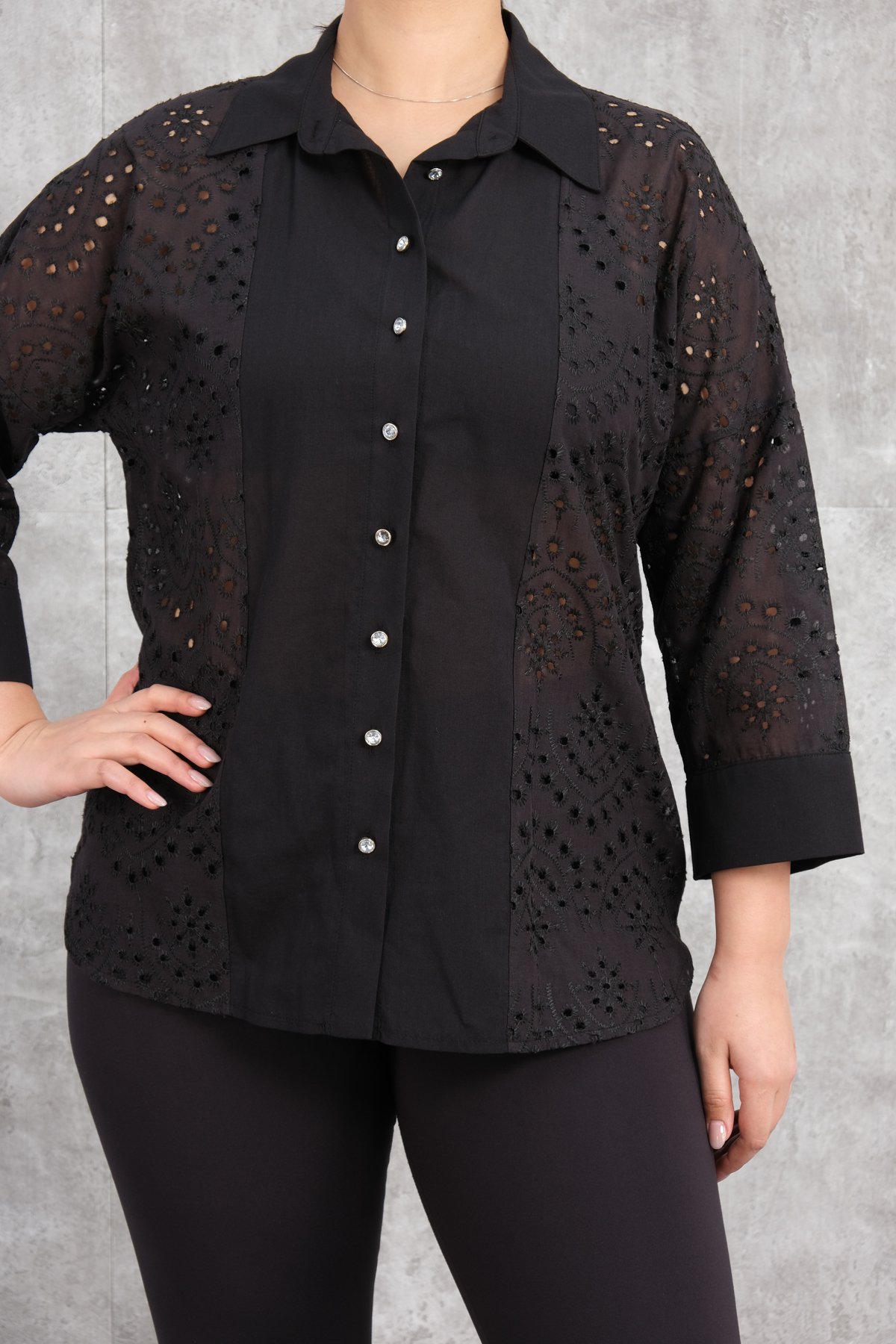 Plus Size Shirt-Black