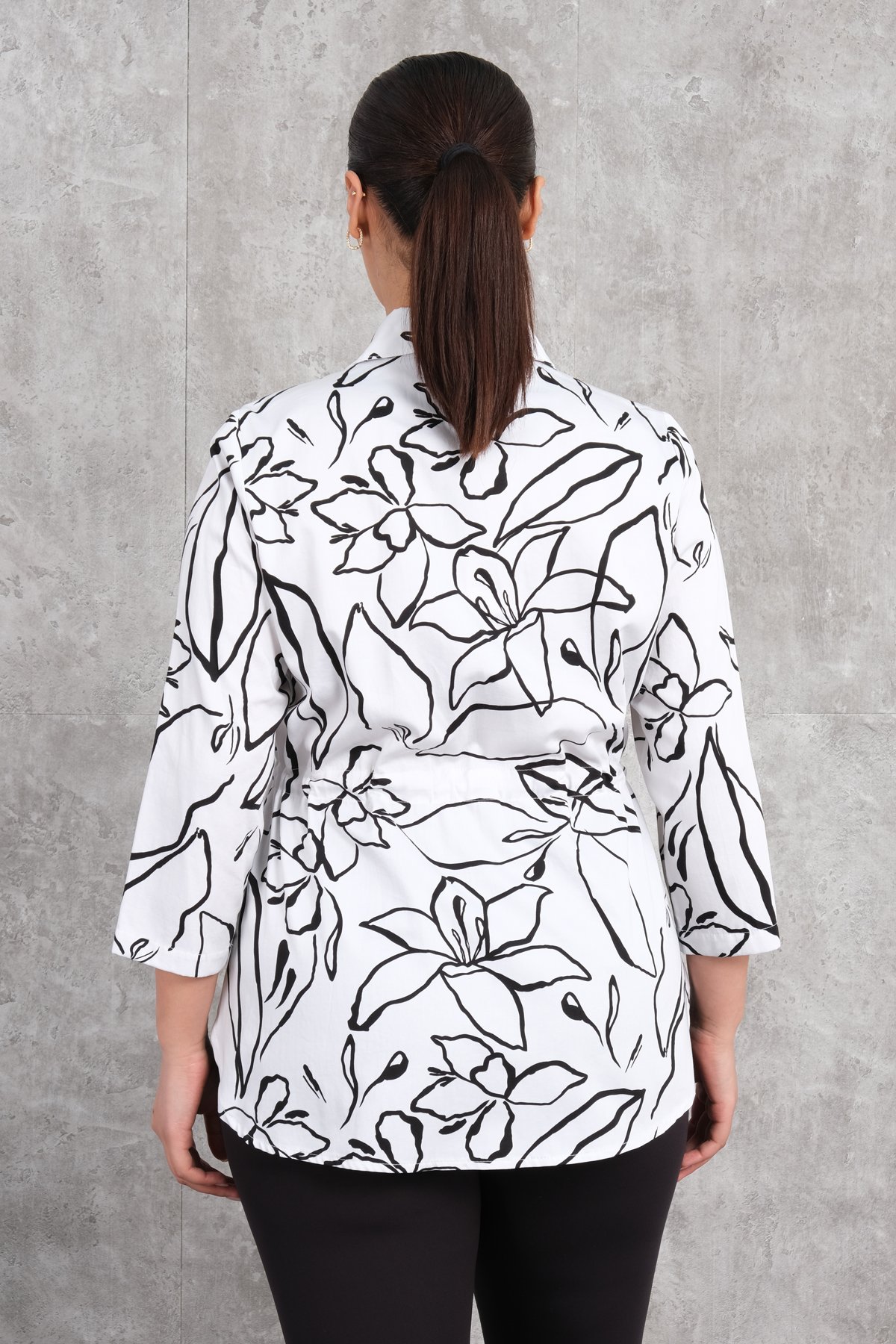 Plus Size Blouse-Black