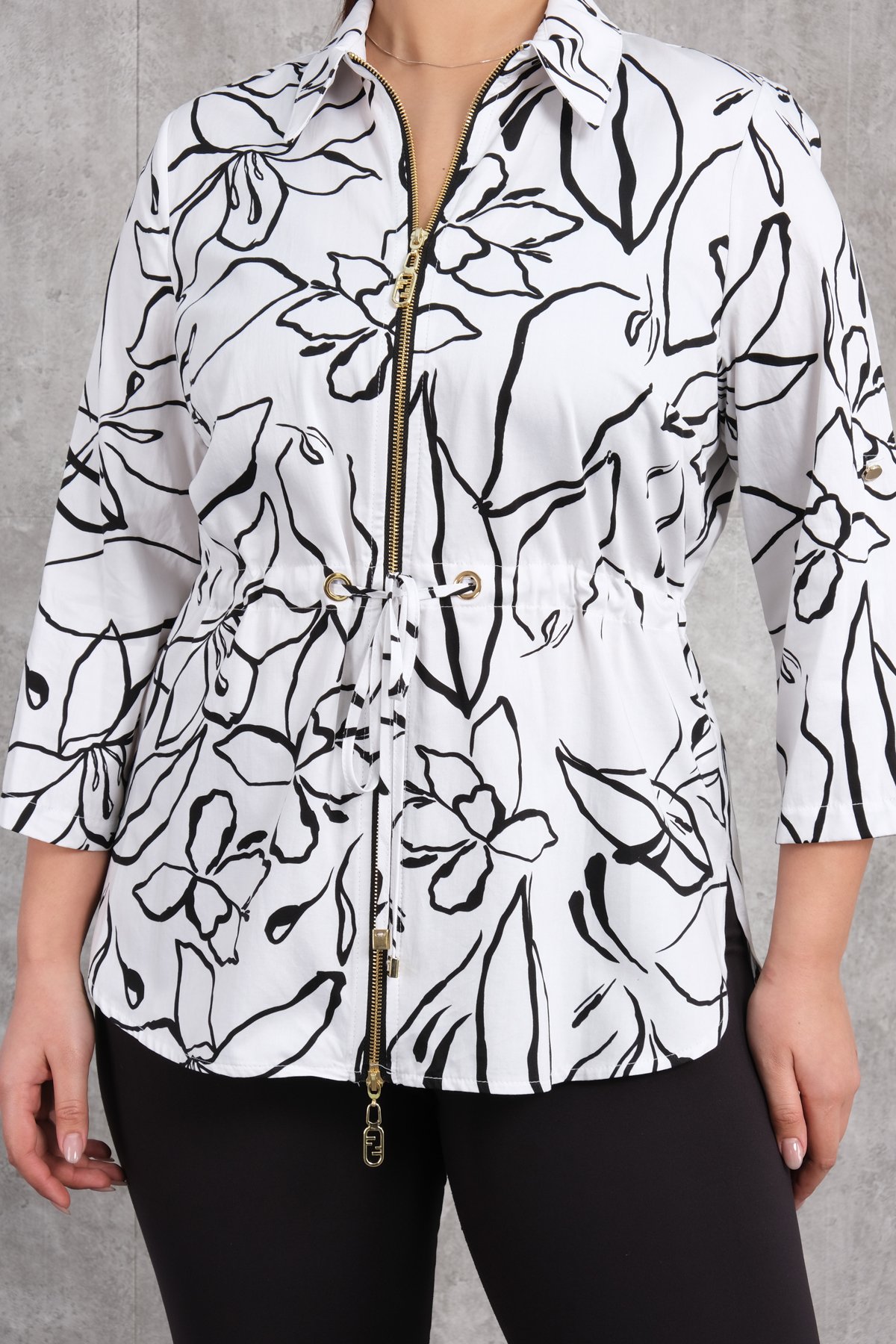 Super Plus Size Blouse-Black