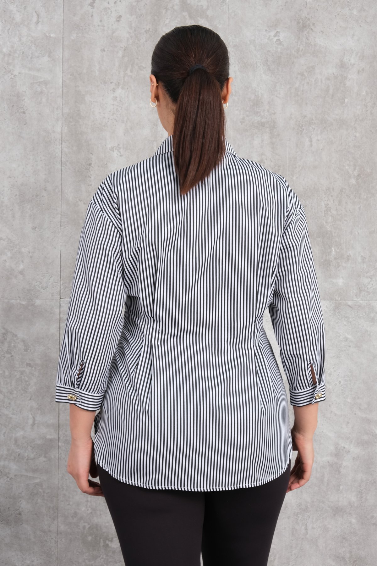 Plus Size Blouse-Black