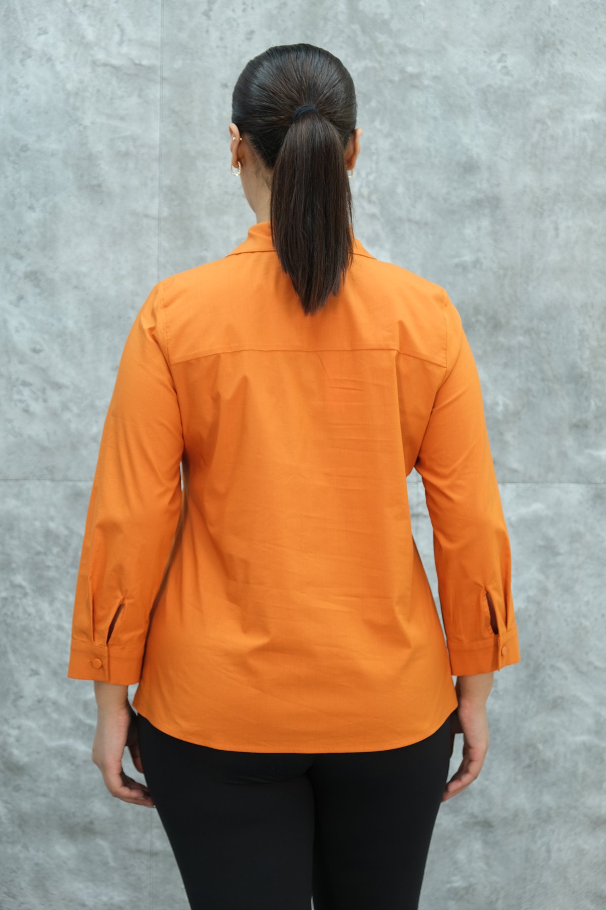 Super Plus Size Shirt-Orange