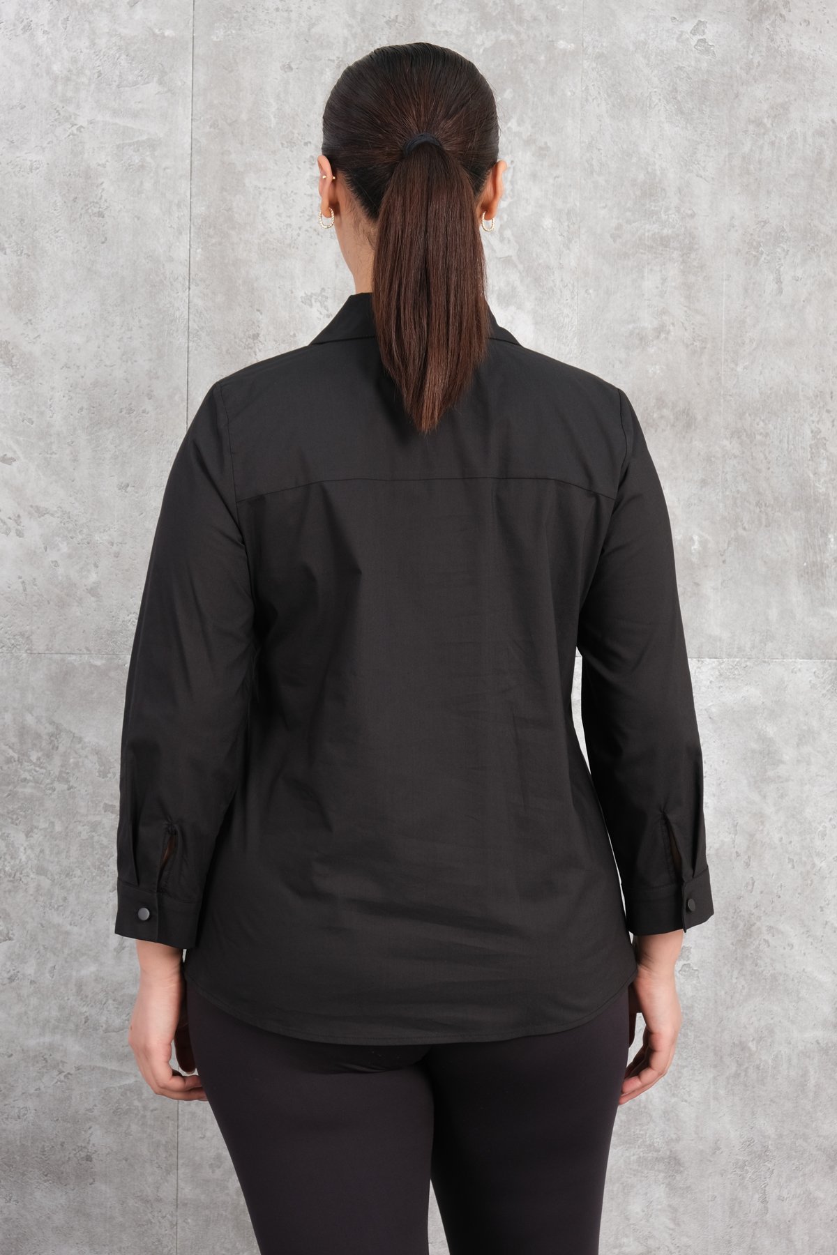 Plus Size Shirt-Black