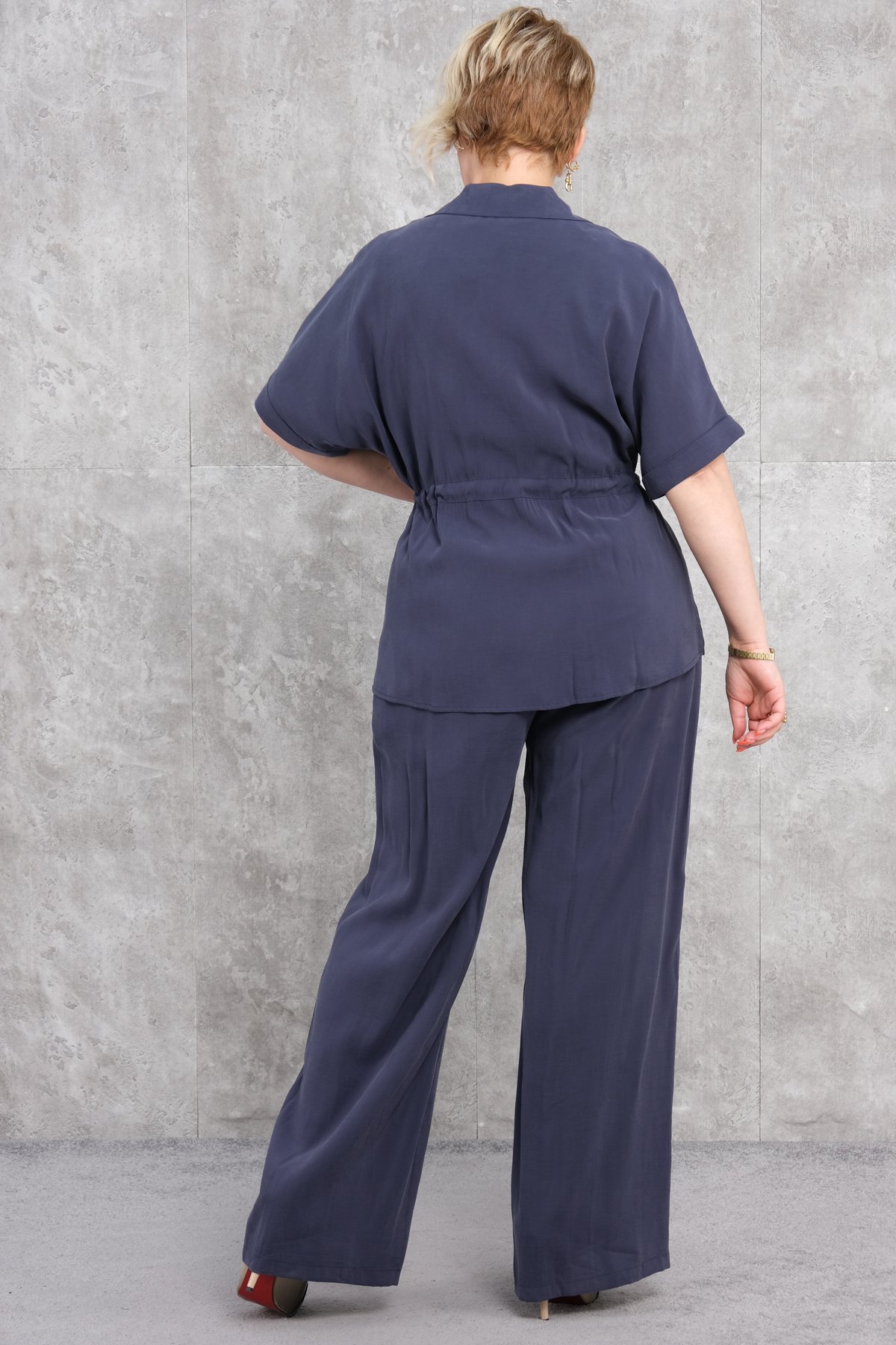 Комплект из двух предметов больших размеров-Темно-синий