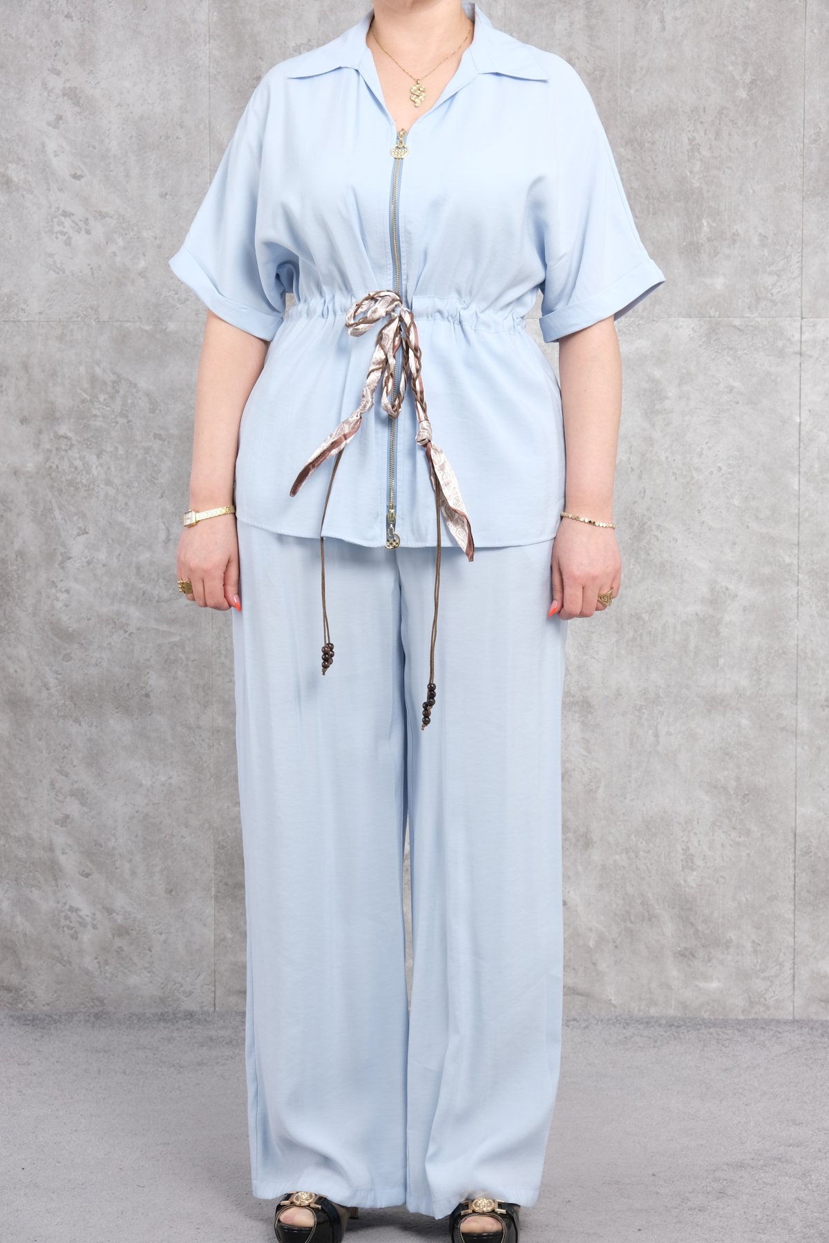 Комплект из двух предметов больших размеров-Синий