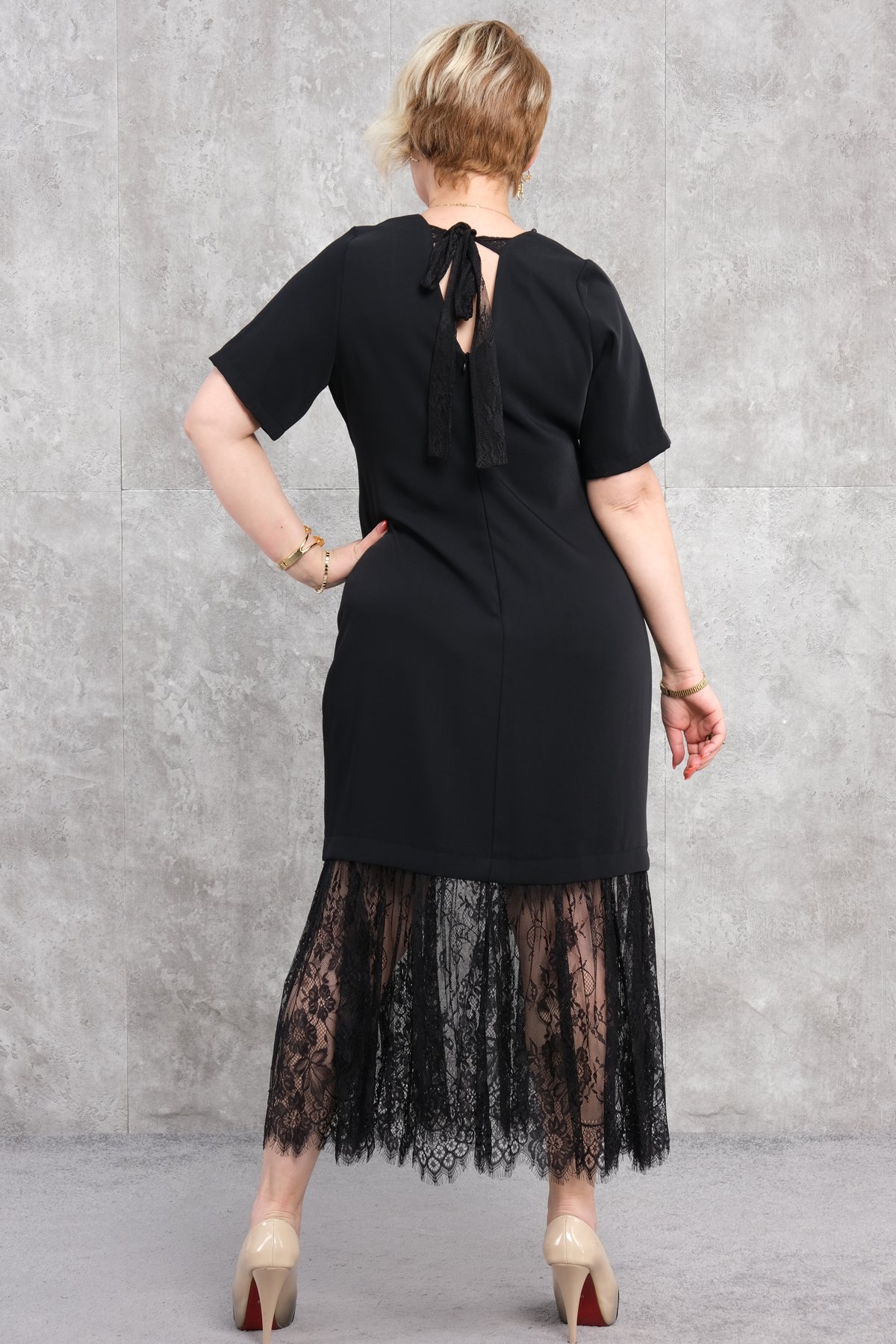 Super Plus Size Dress-Black