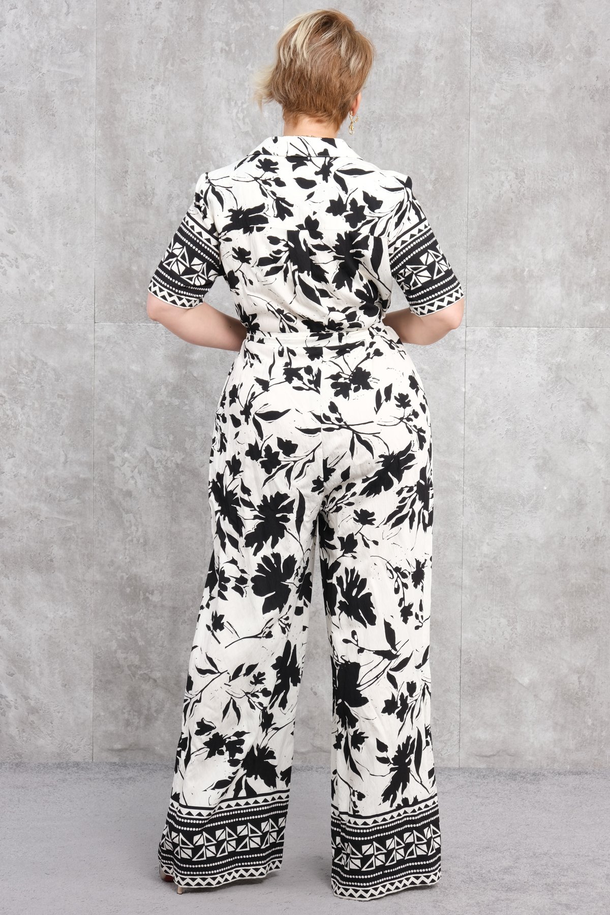 Plus Size Jumpsuit-White