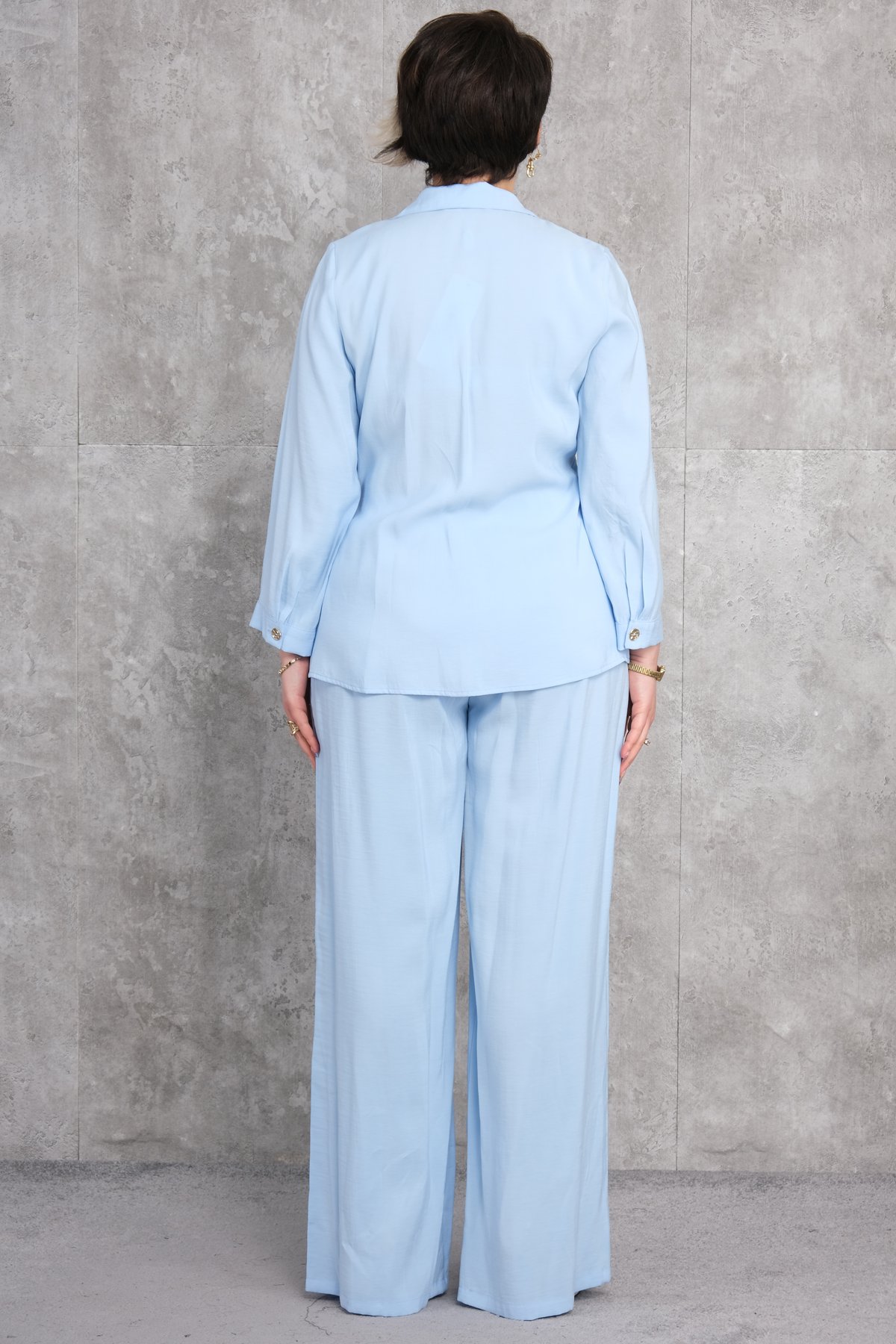 Комплект из двух предметов больших размеров-Синий