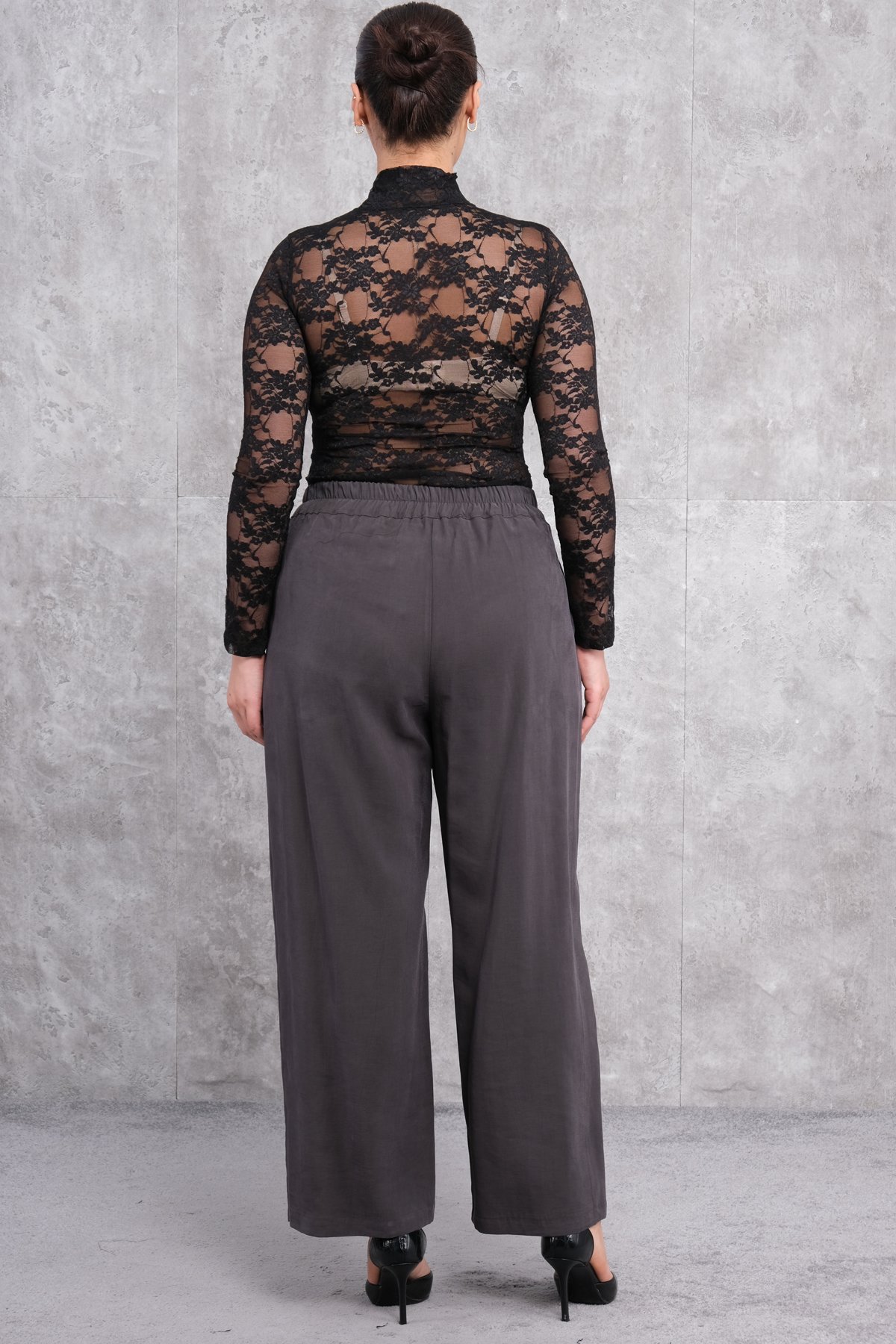 Брюки больших размеров-Aнтрацит