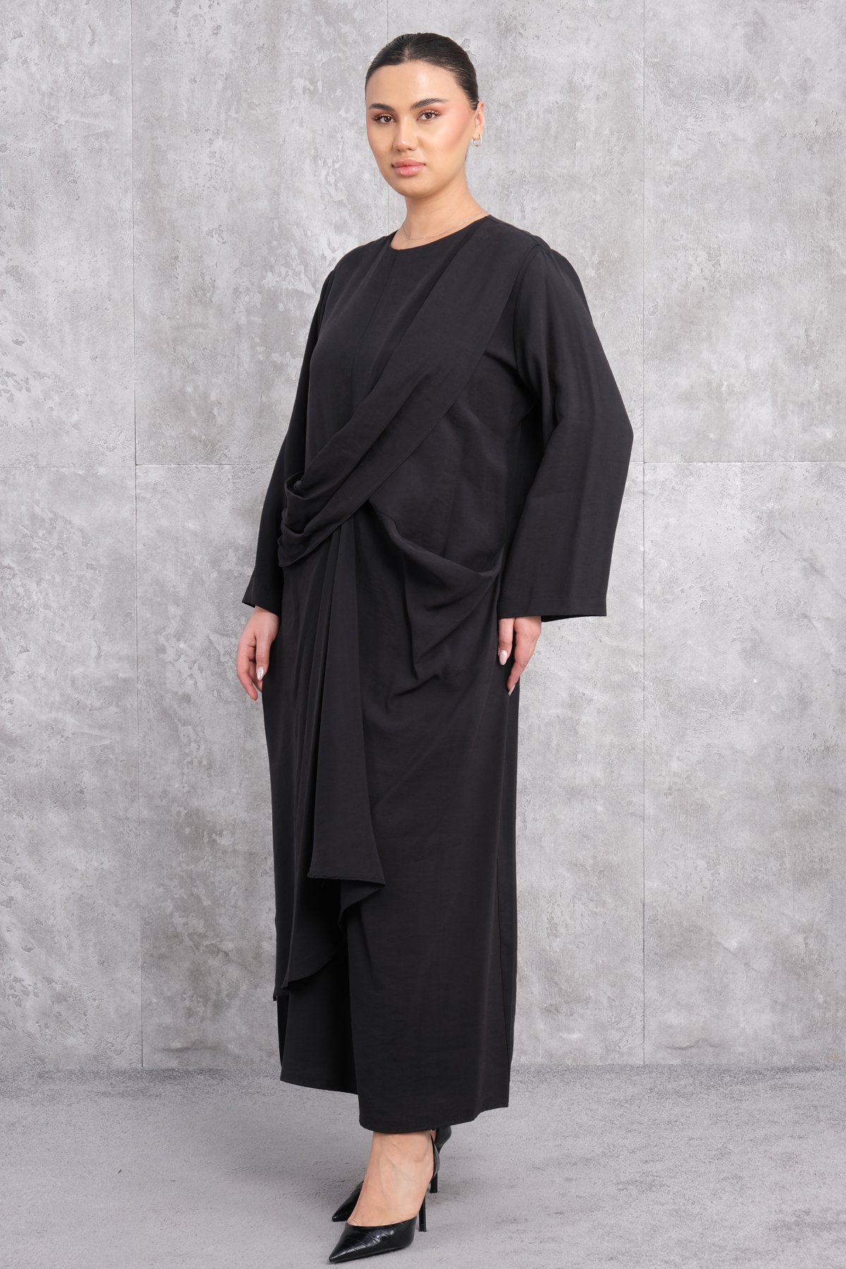 Plus Size Dress-Black