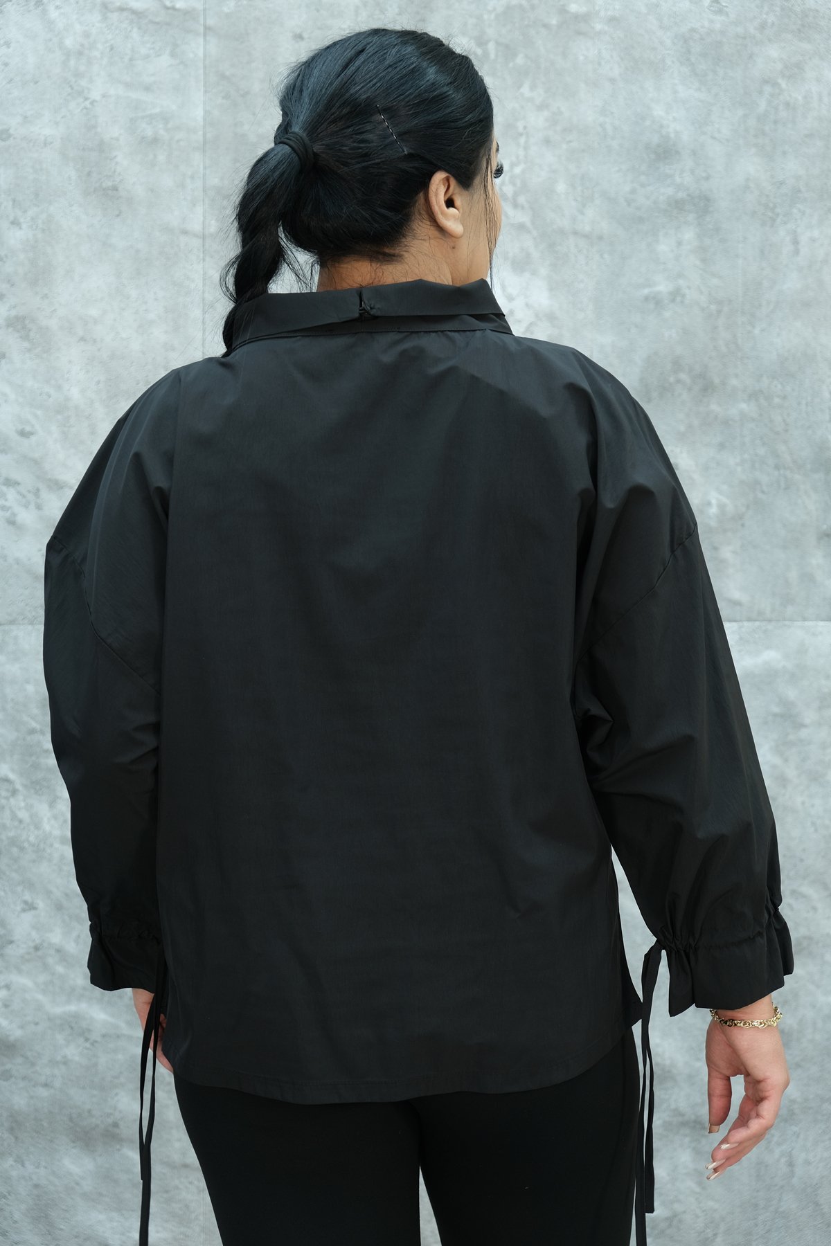 تونيك مقاس كبير-الأسود