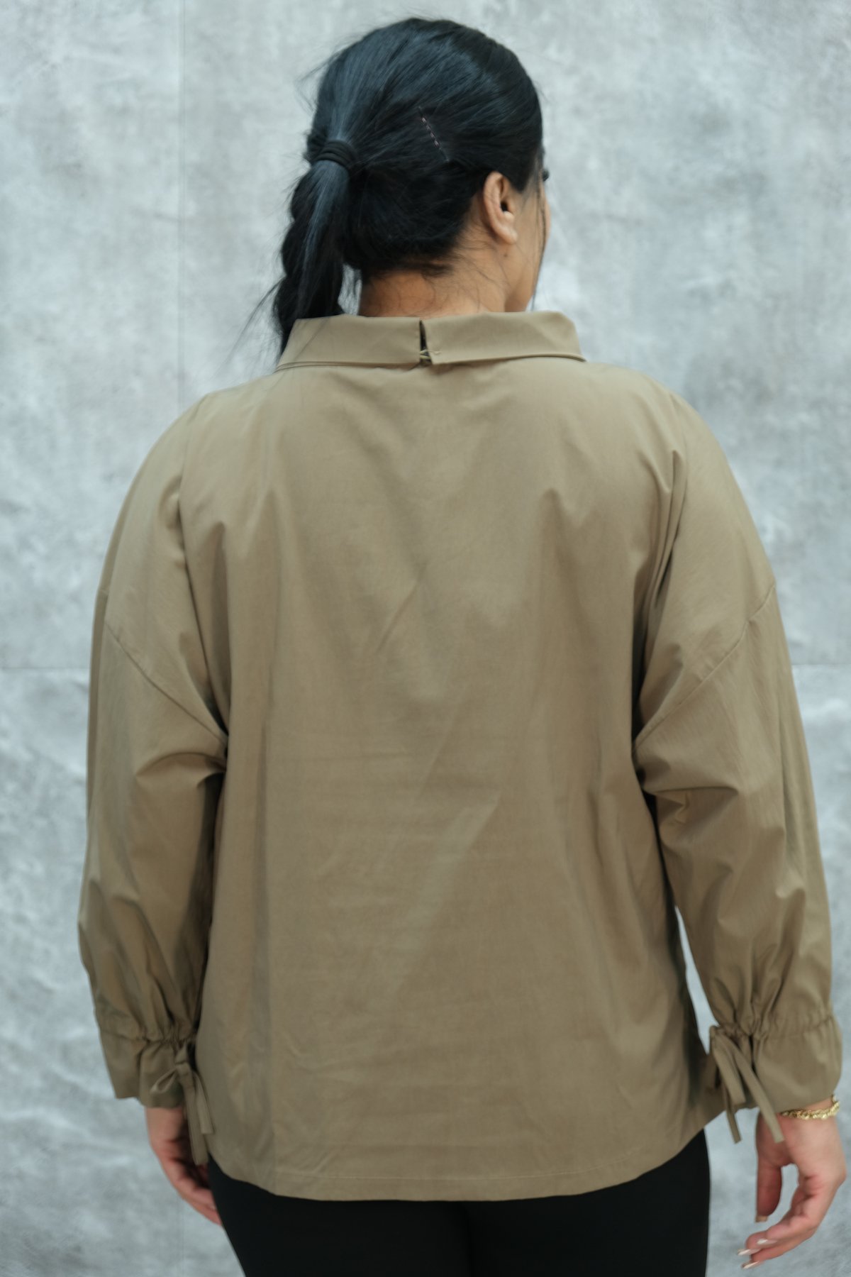 Plus Size Tunic-Mink