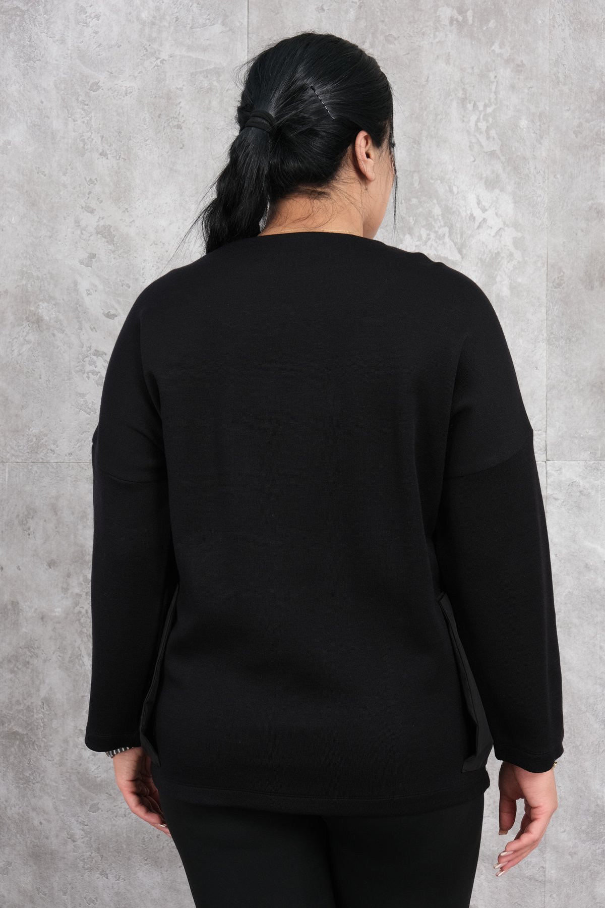 Plus Size Blouse-Black