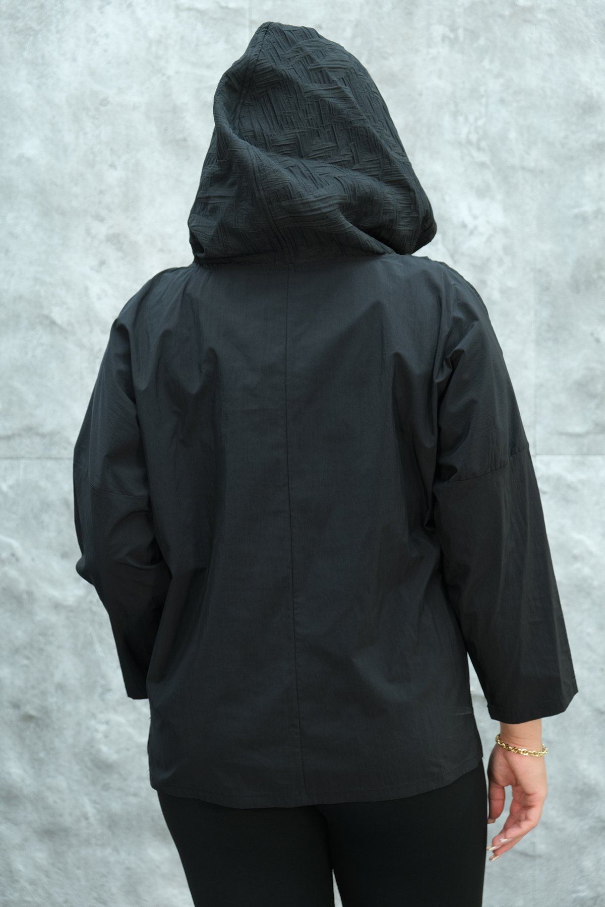 Туника больших размеров-Черный