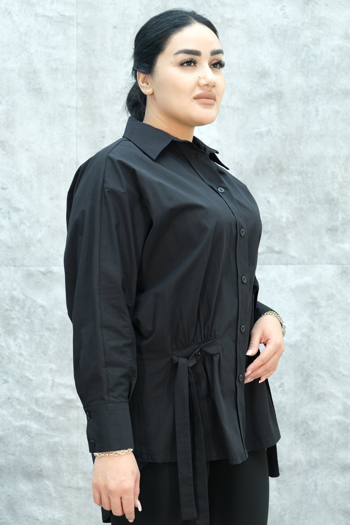 Plus Size Shirt-Black