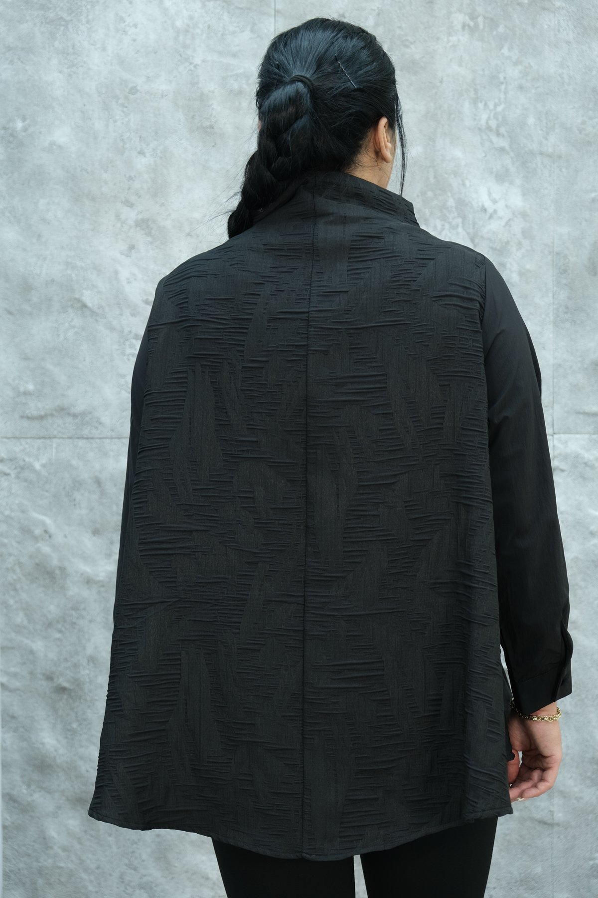 Plus Size Blouse-Black