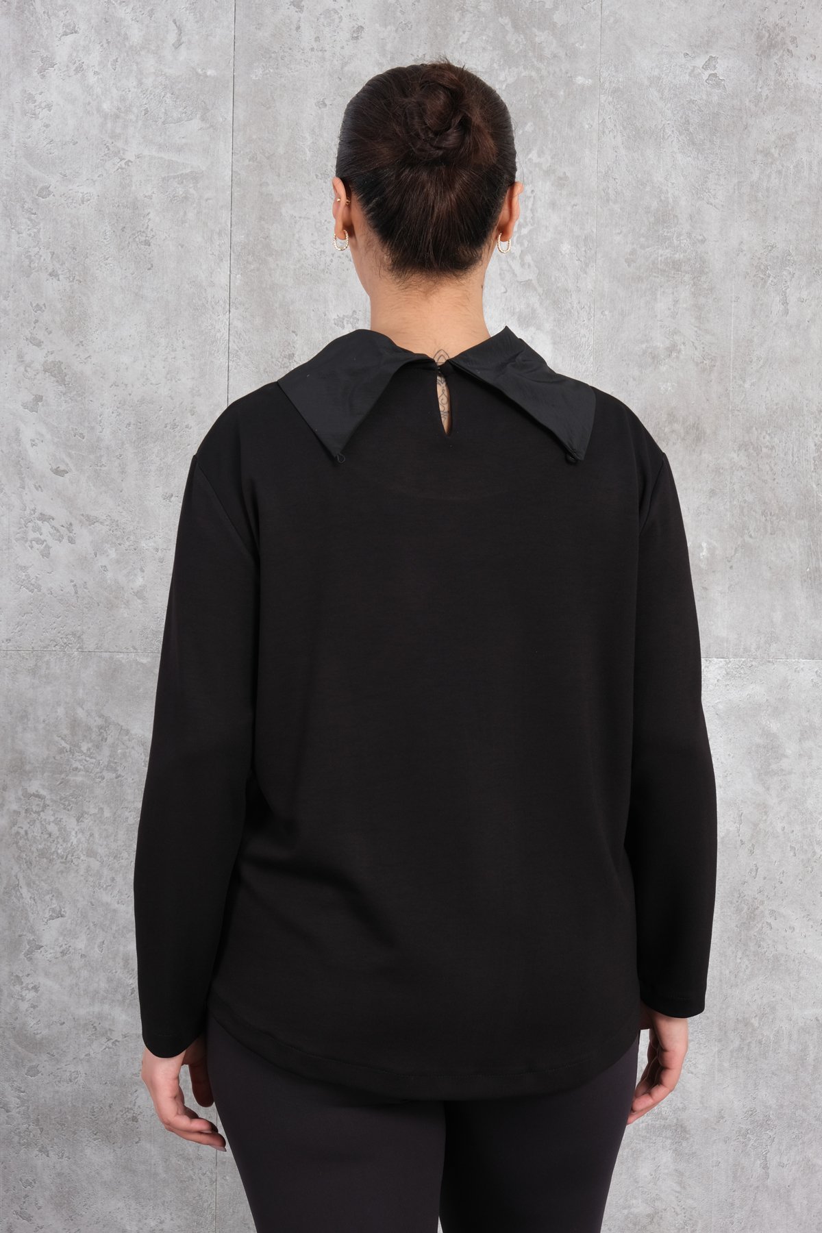 Plus Size Blouse-Black