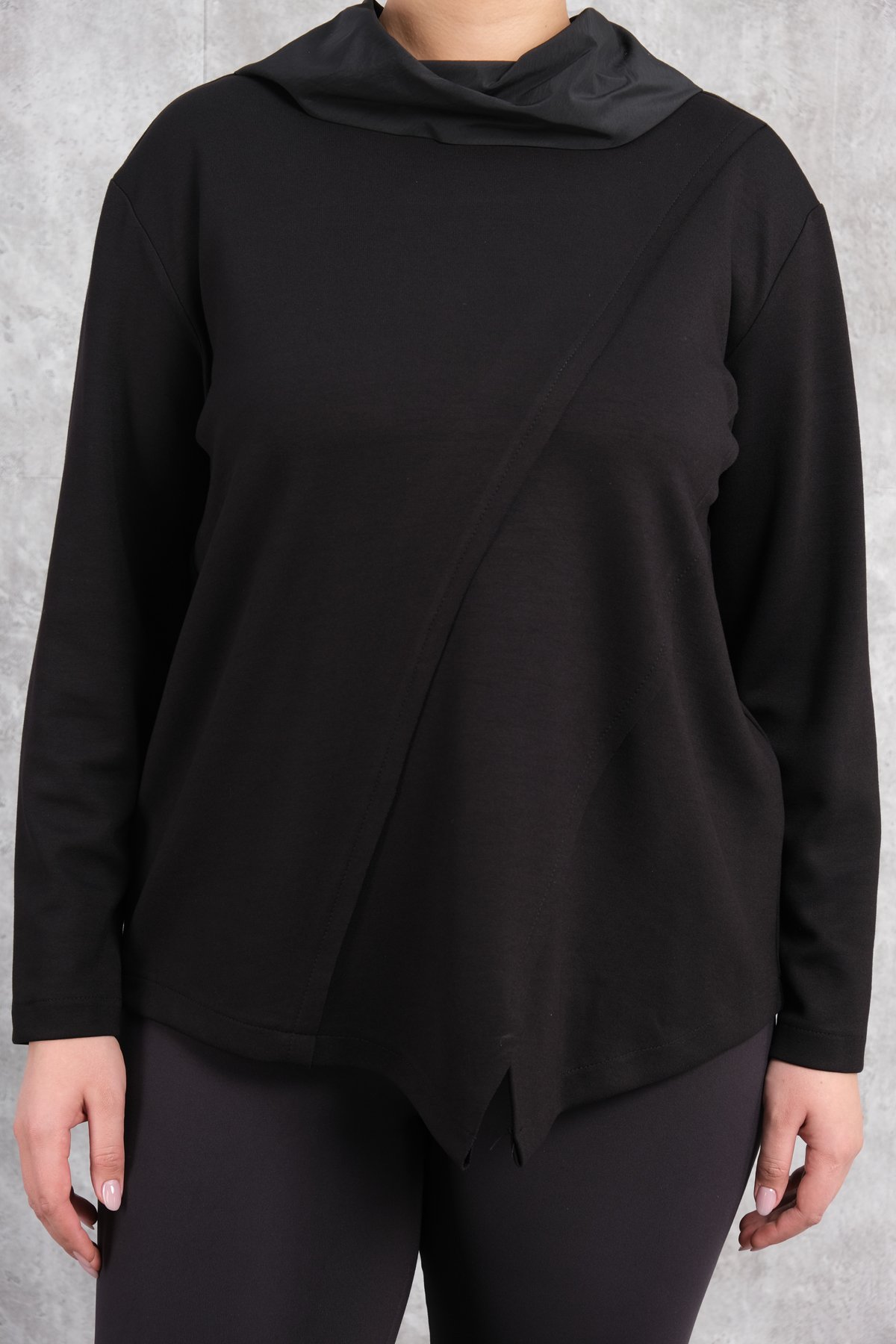 Plus Size Blouse-Black