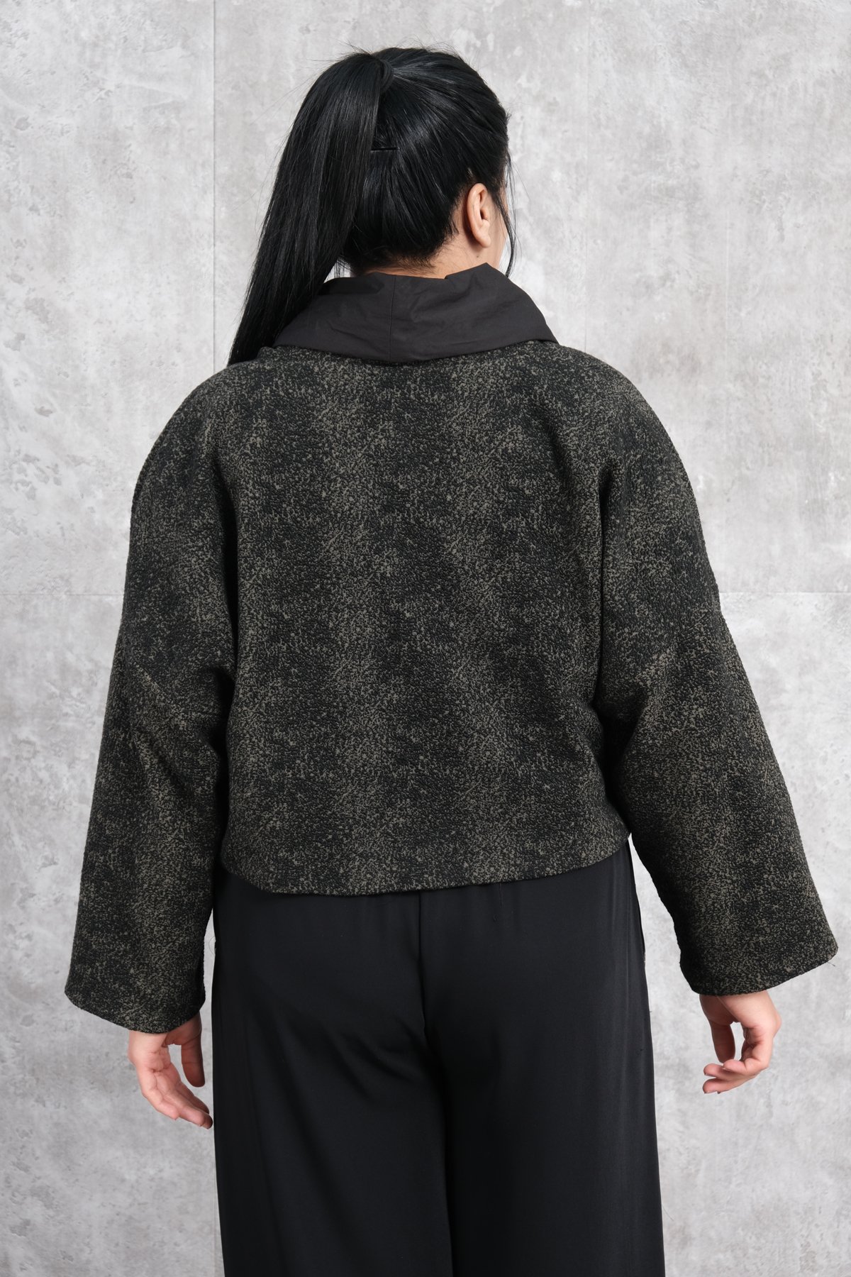 Пиджак больших размеров-Хаки