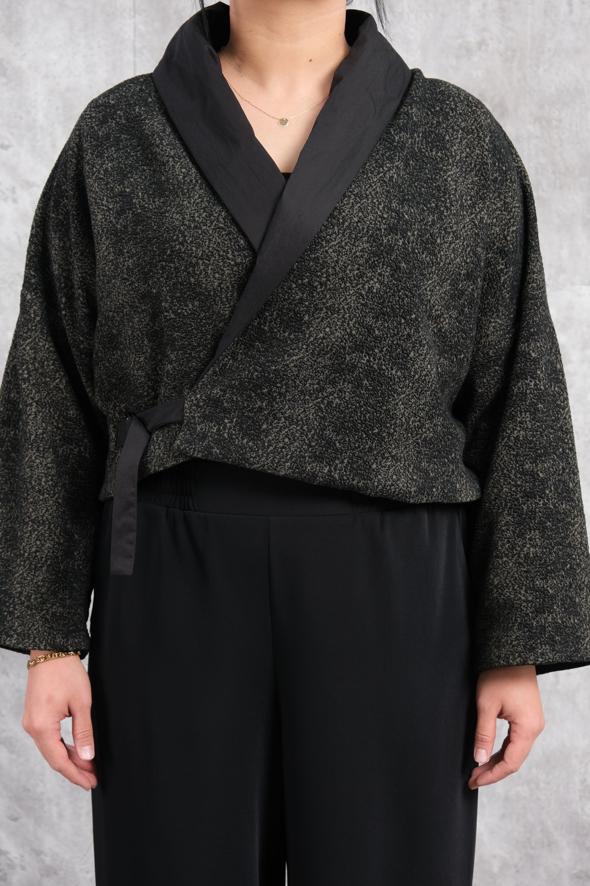 Пиджак больших размеров-Хаки