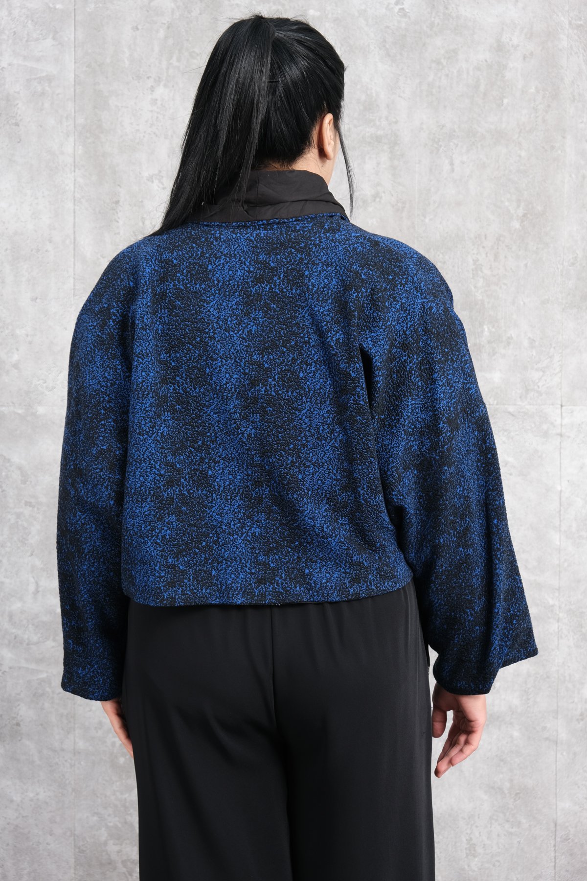 جاكيت مقاس كبير-أزرق فاتح