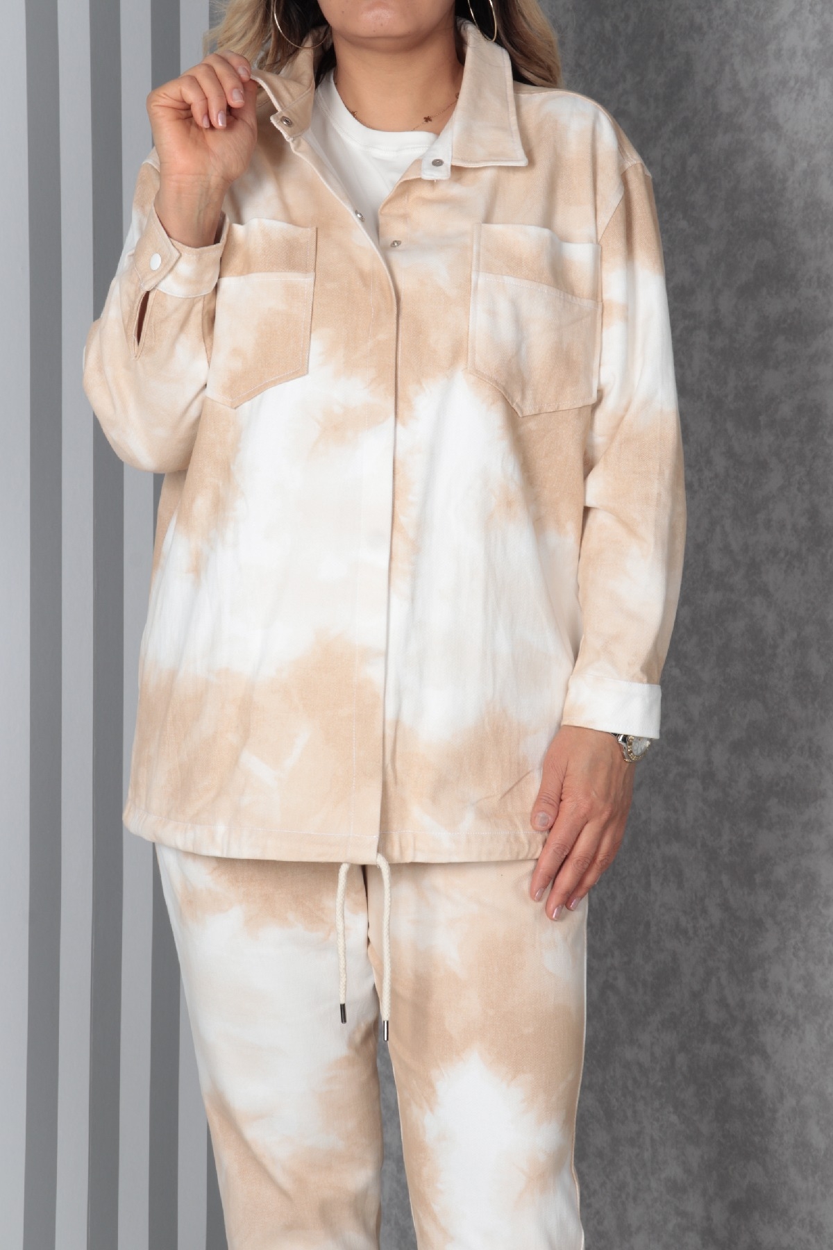 Women's 3 Piece Suits-Mink