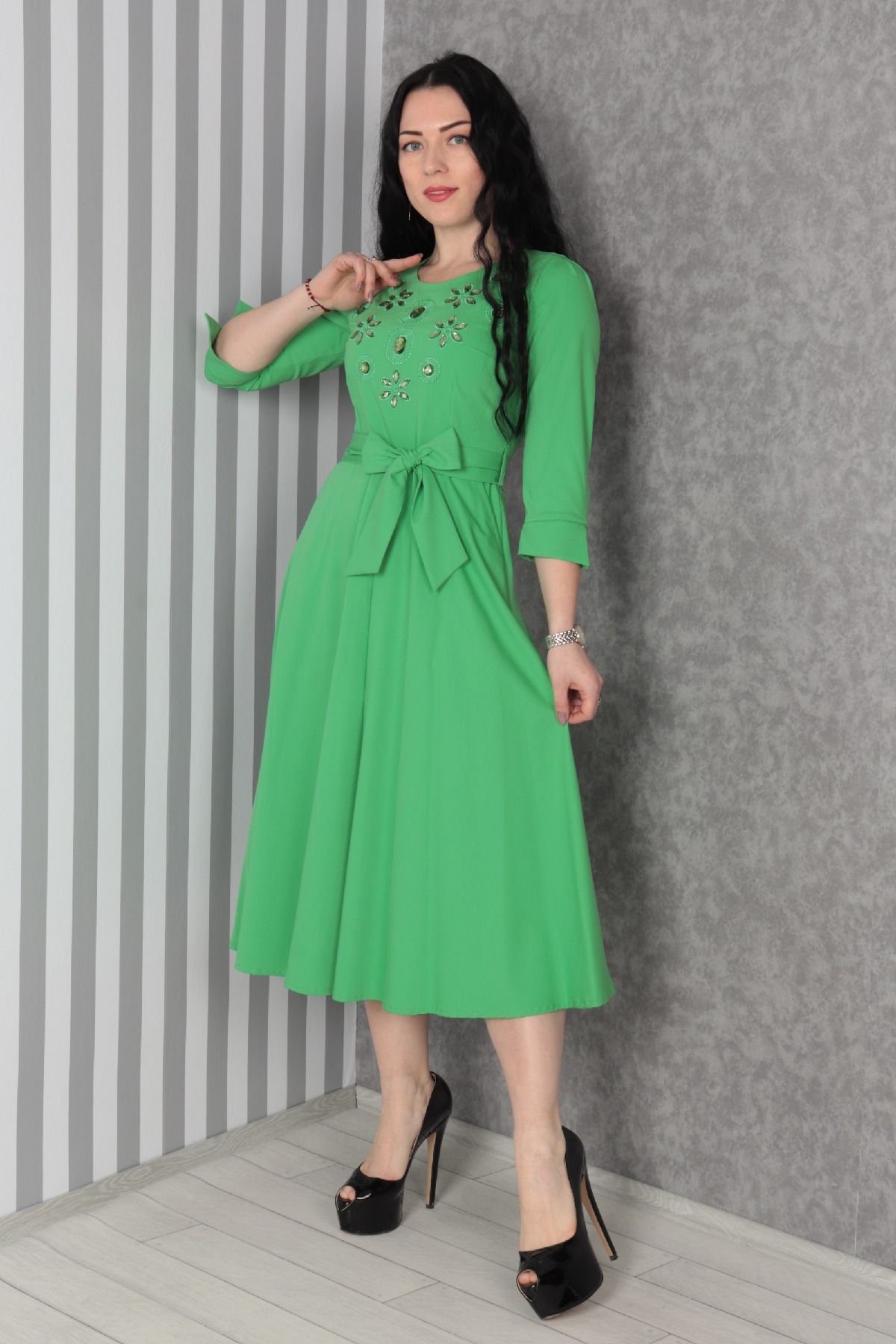Casual Dresses-Neon Green