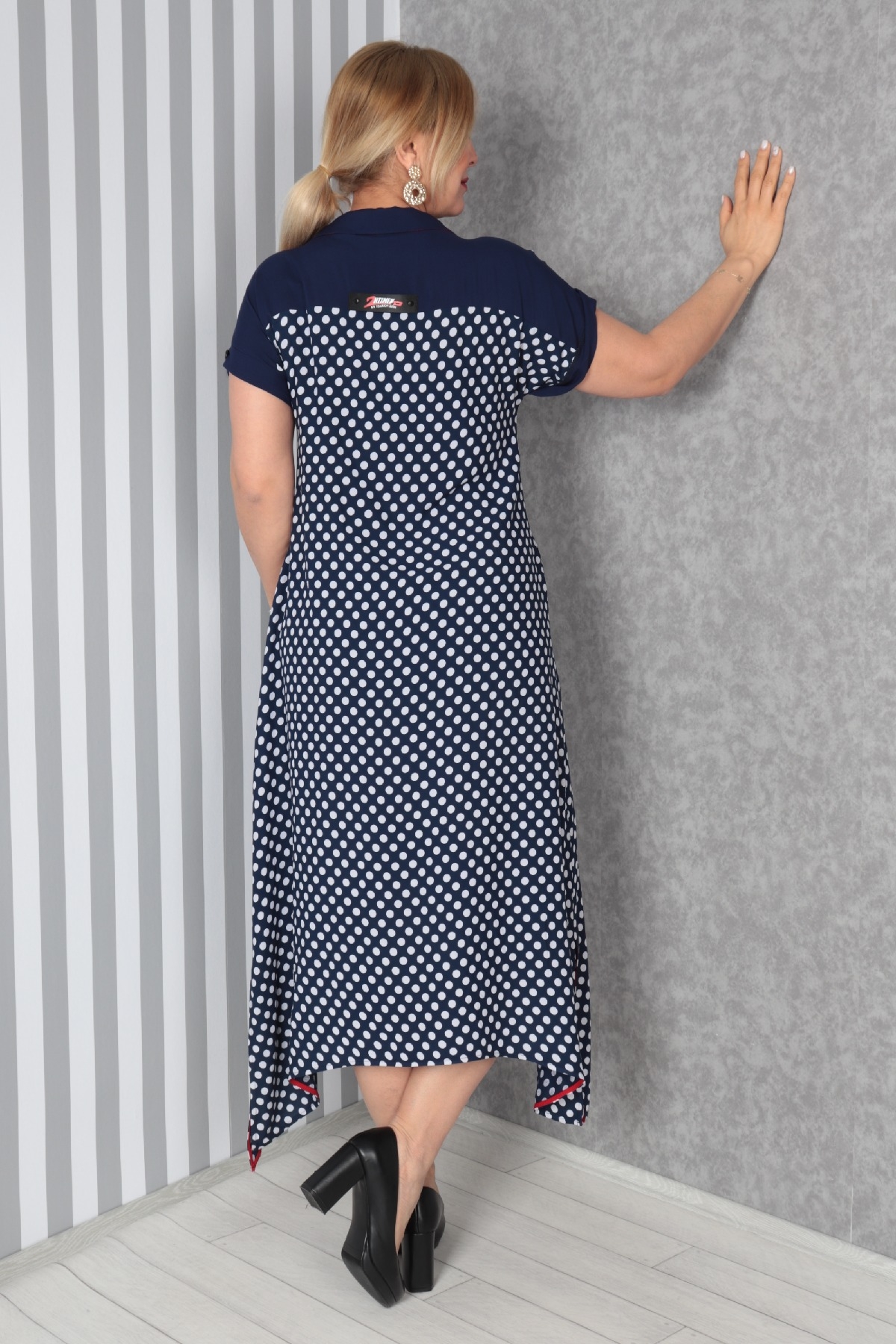 Casual Dresses-Dark Blue