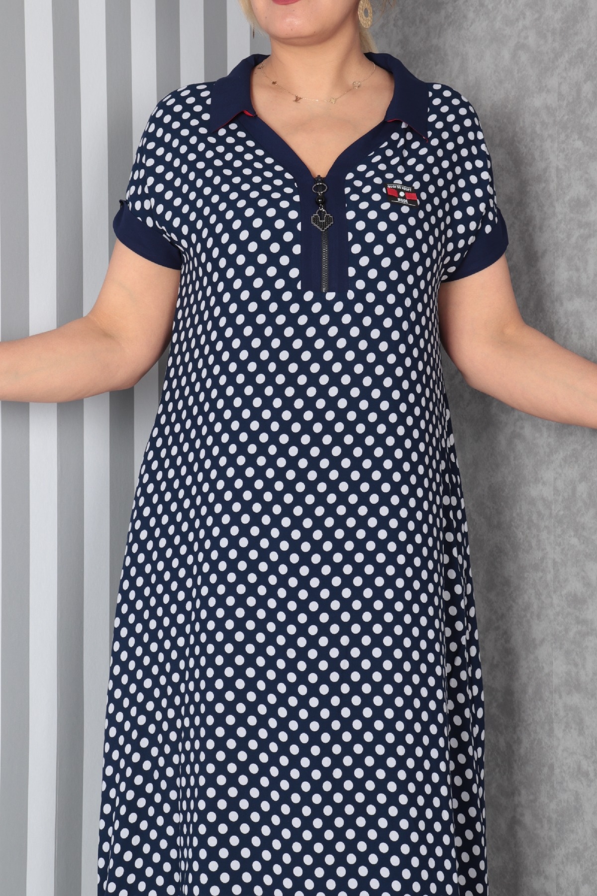 Casual Dresses-Dark Blue