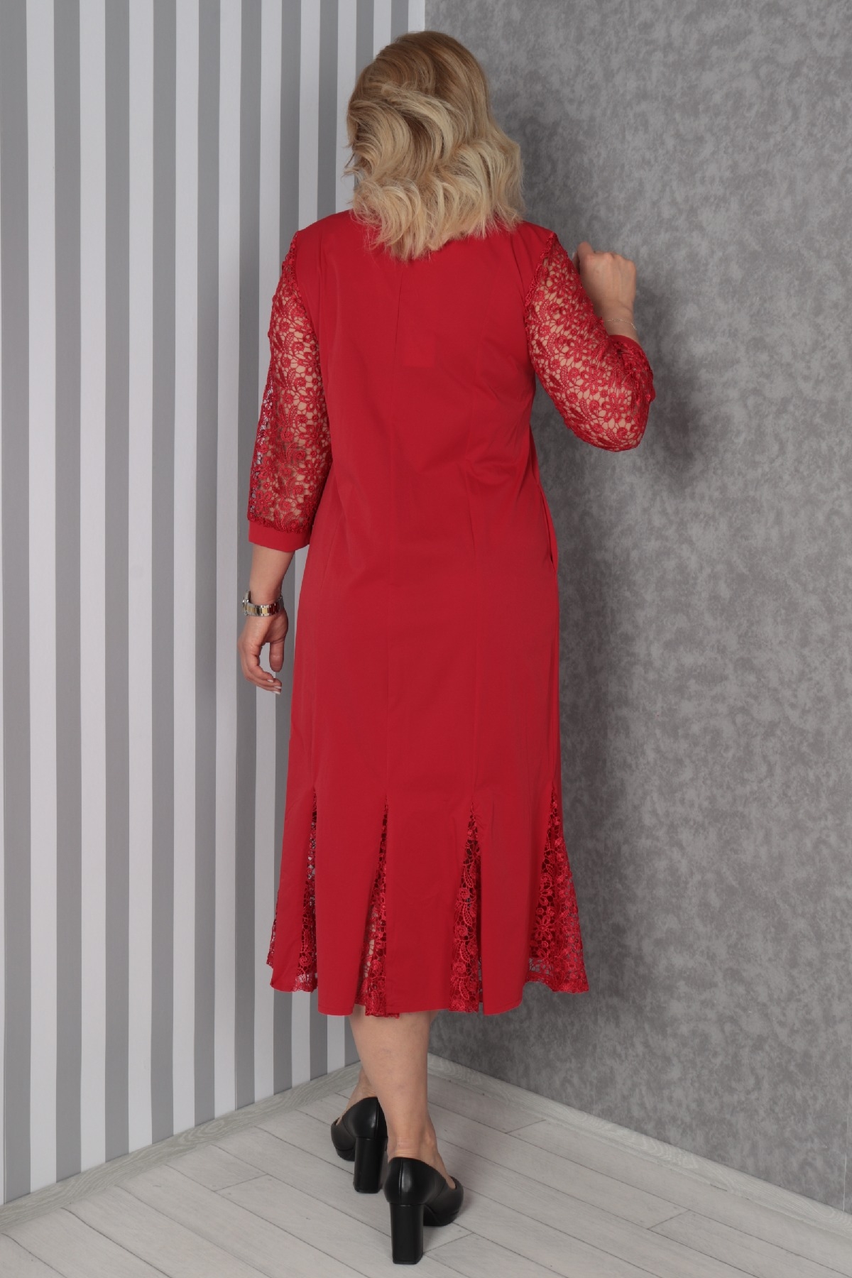 Casual Long Dresses-Red