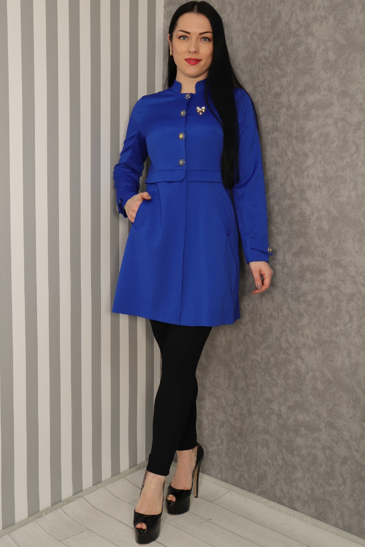Casual Jacket-Bright Blue