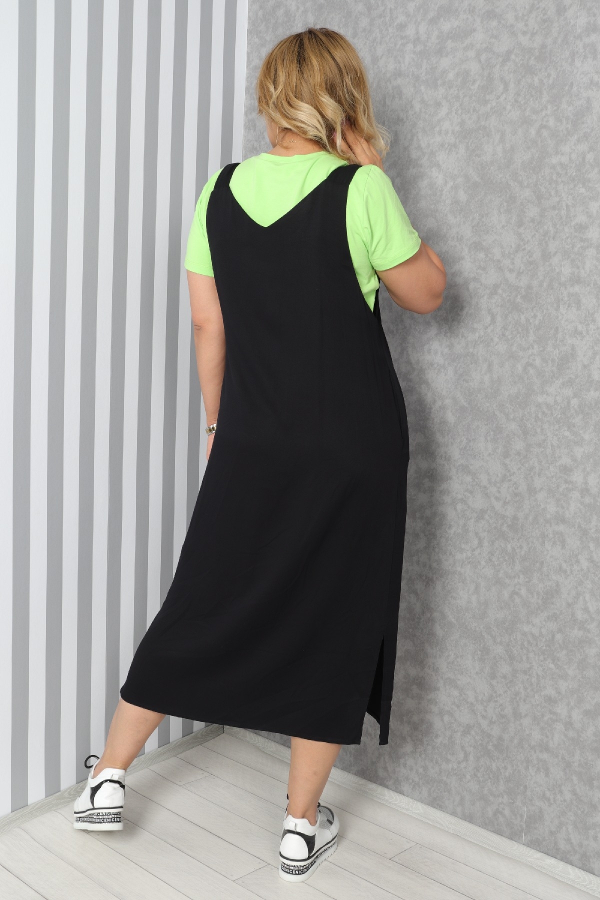 Casual Dresses-Neon Green