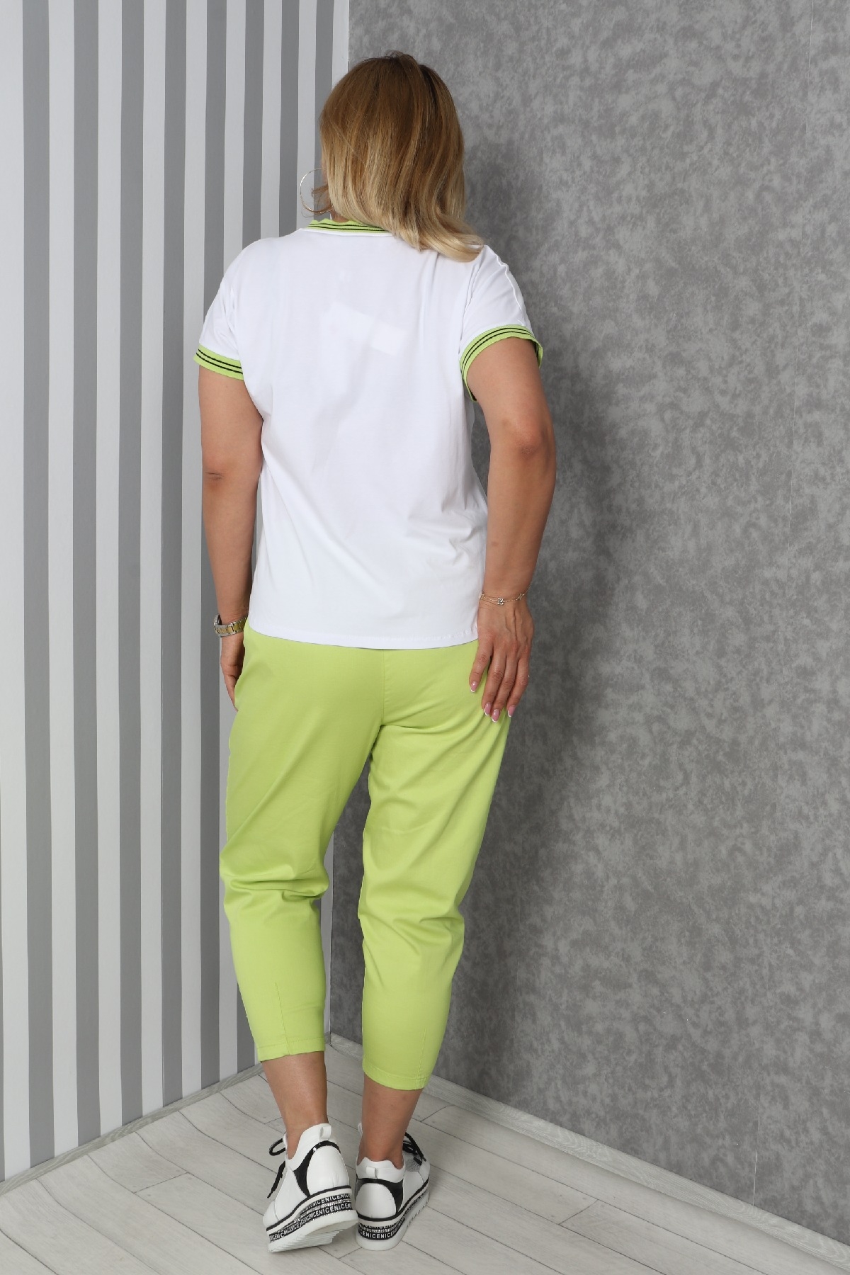 Two-Piece Suit-Neon Green