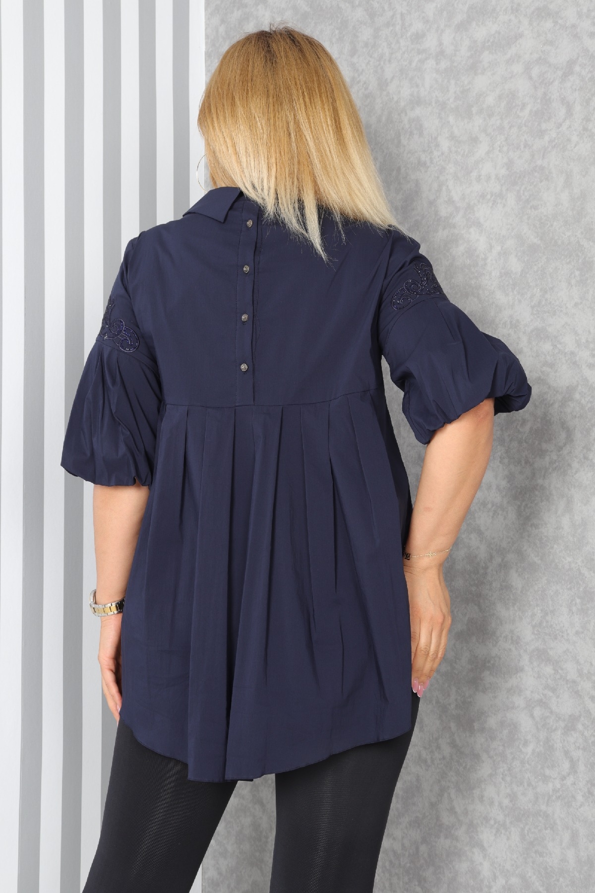 Blouses-Dark Blue