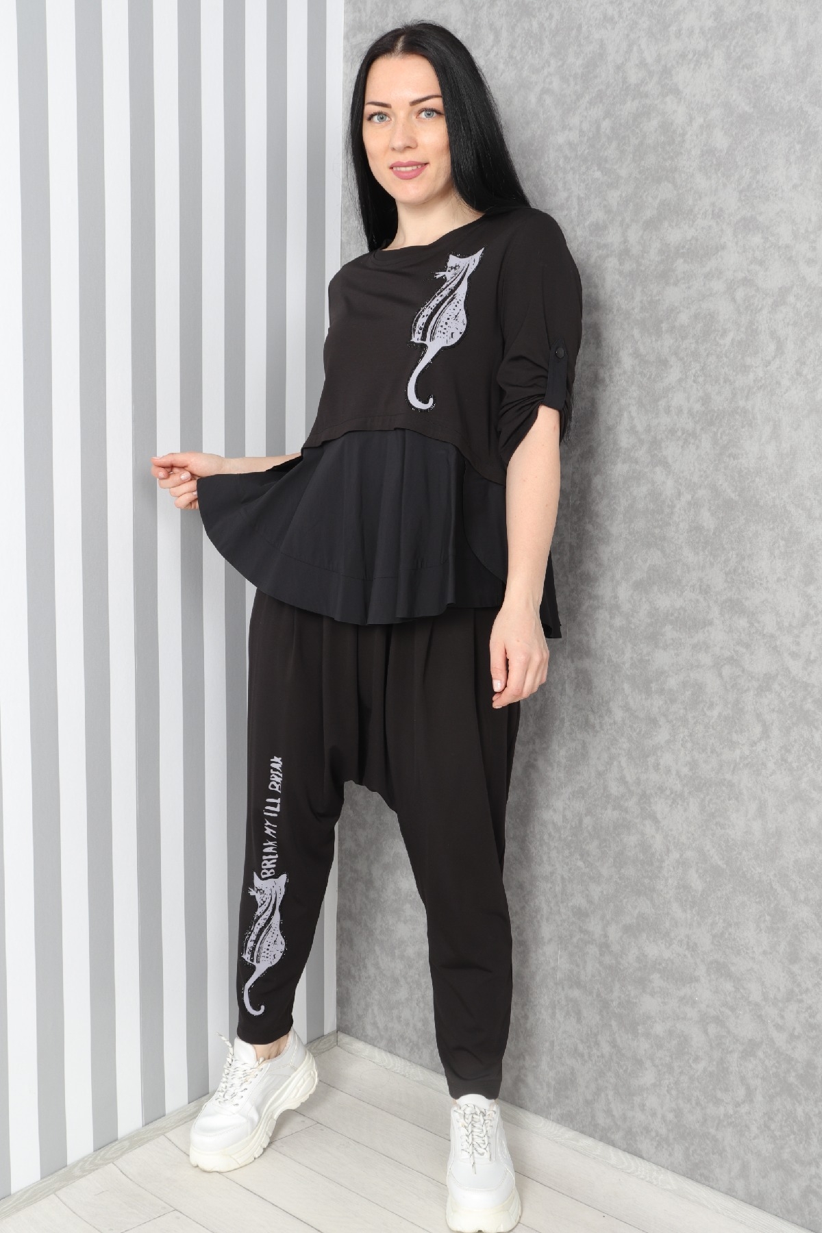 Two-Piece Suit-Black