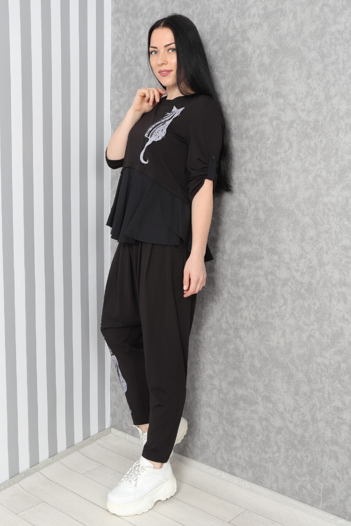 Two-Piece Suit-Black