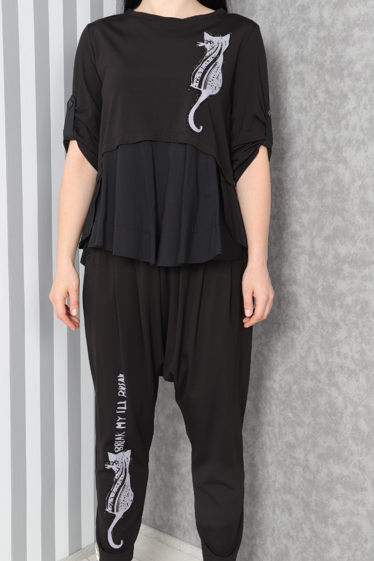 Two-Piece Suit-Black