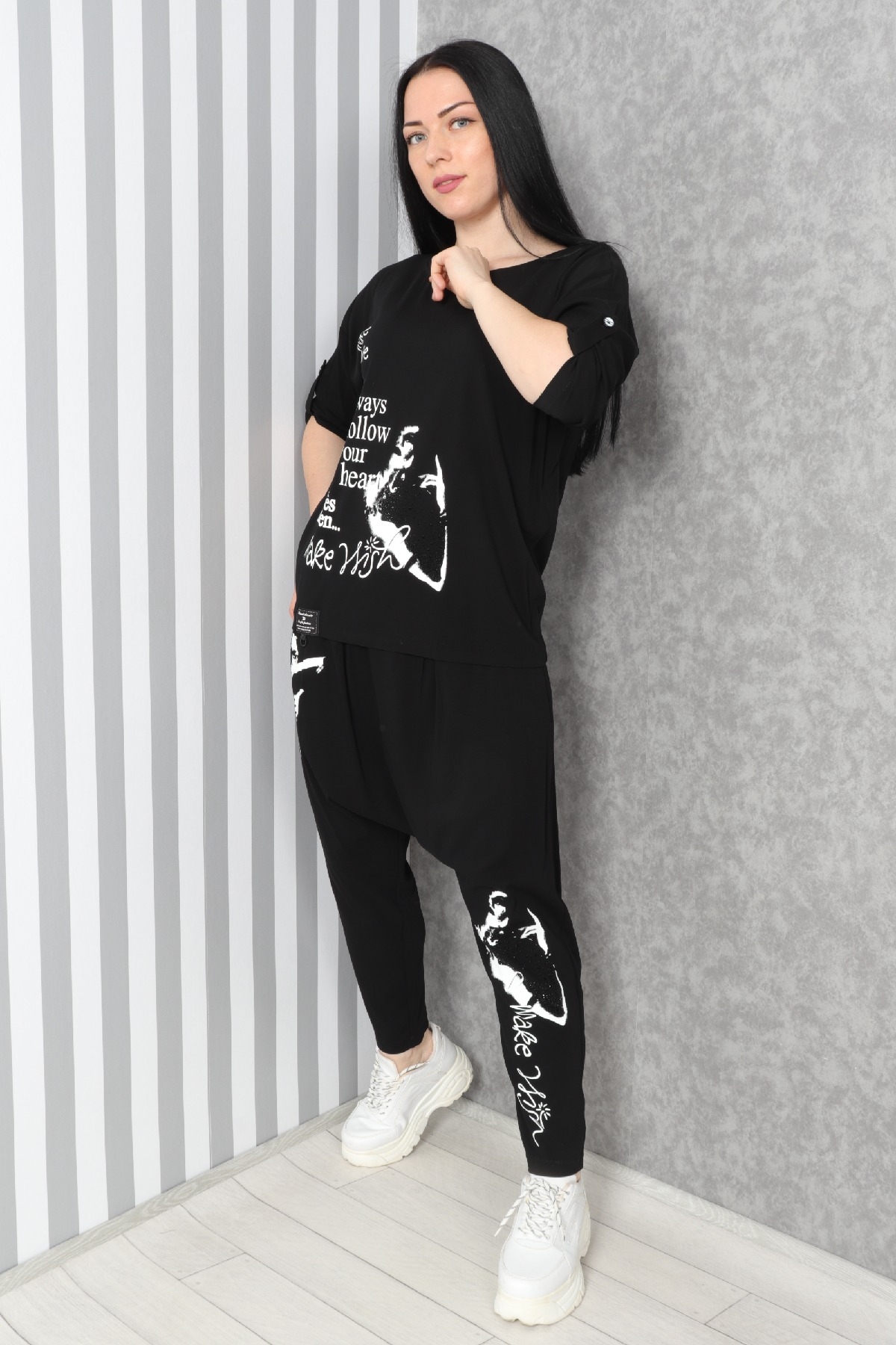 Two-Piece Suit-Black