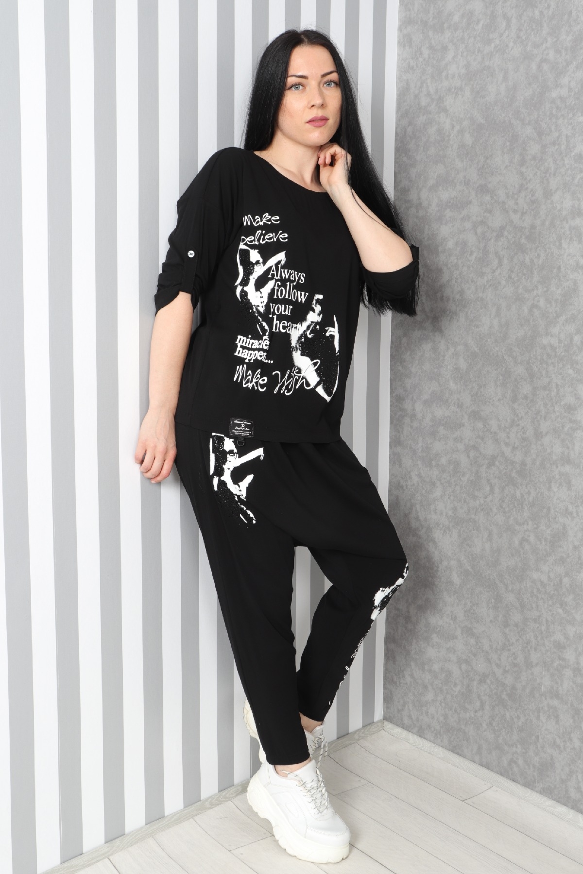 Two-Piece Suit-Black