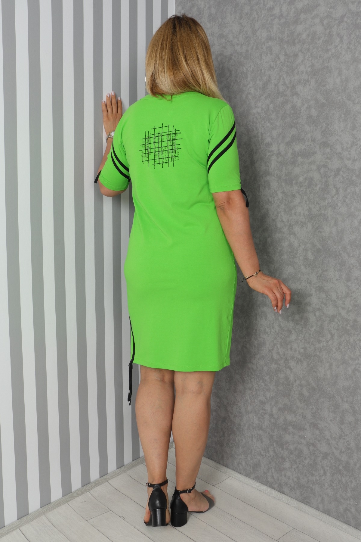 Casual Dresses-Neon Green
