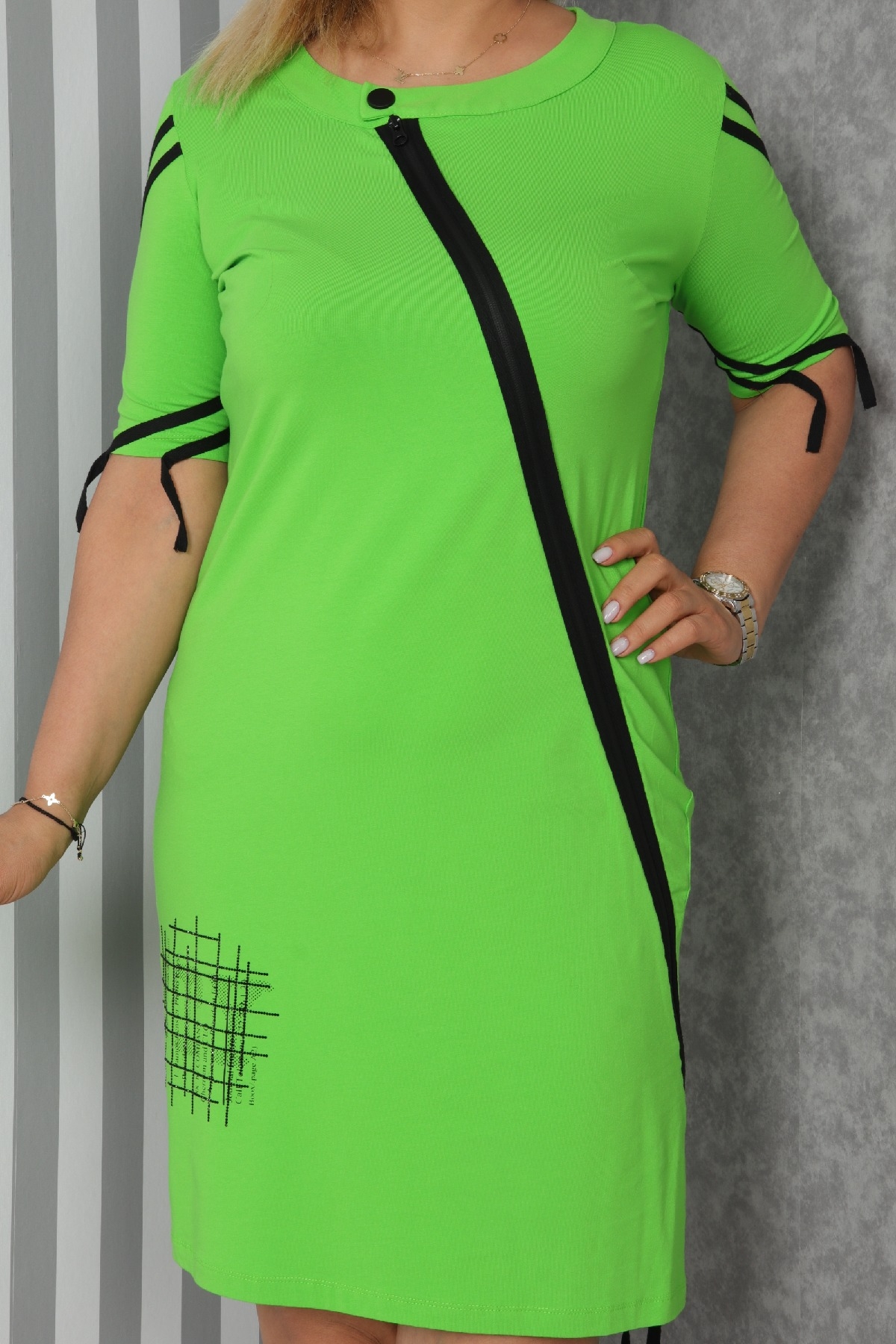 Casual Dresses-Neon Green