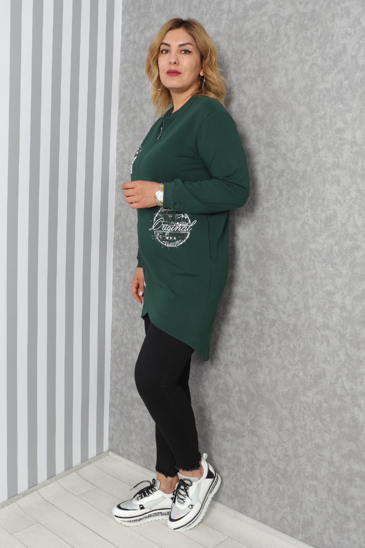 Casual Short Dresses-Green