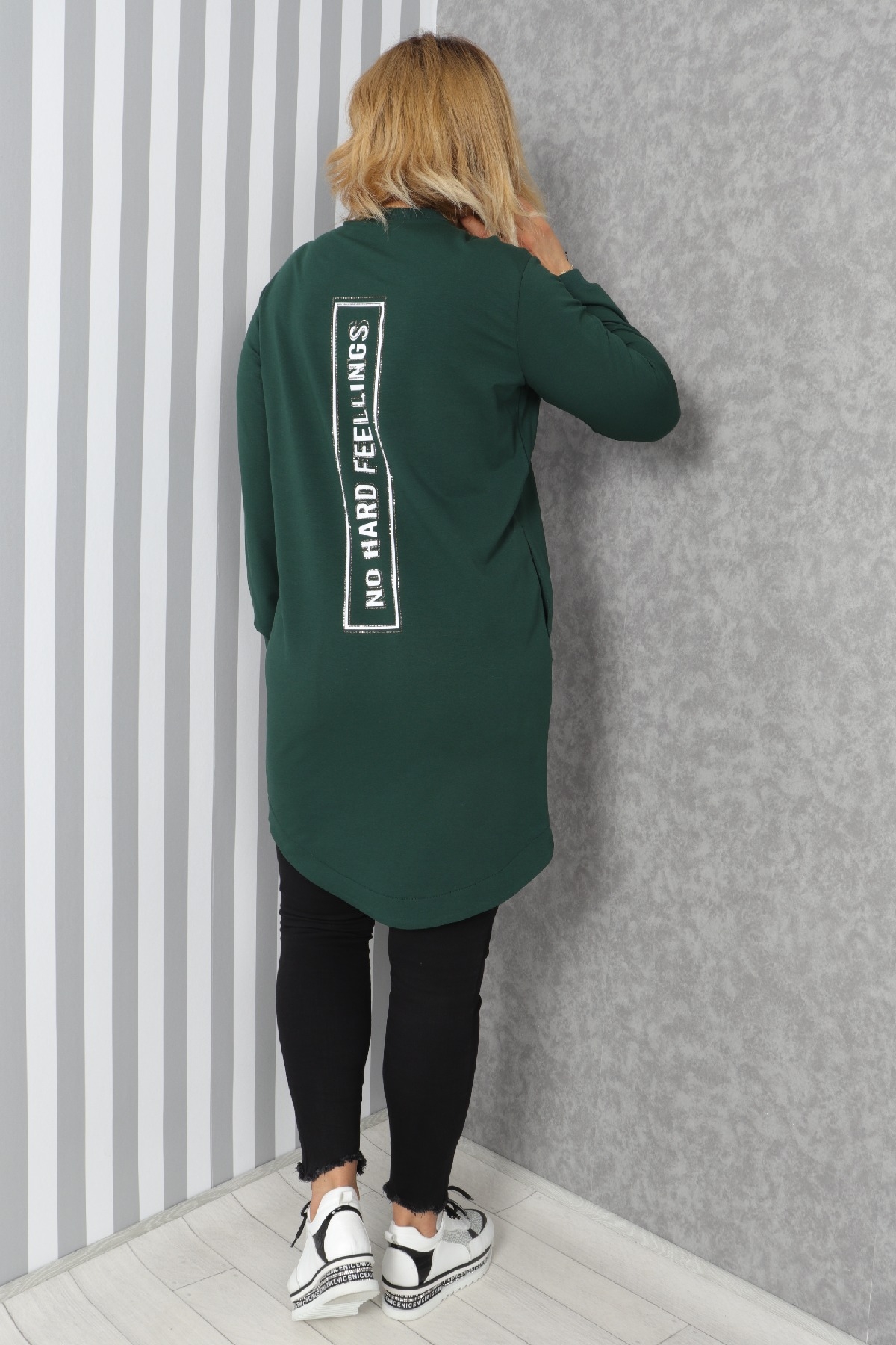 Casual Short Dresses-Green
