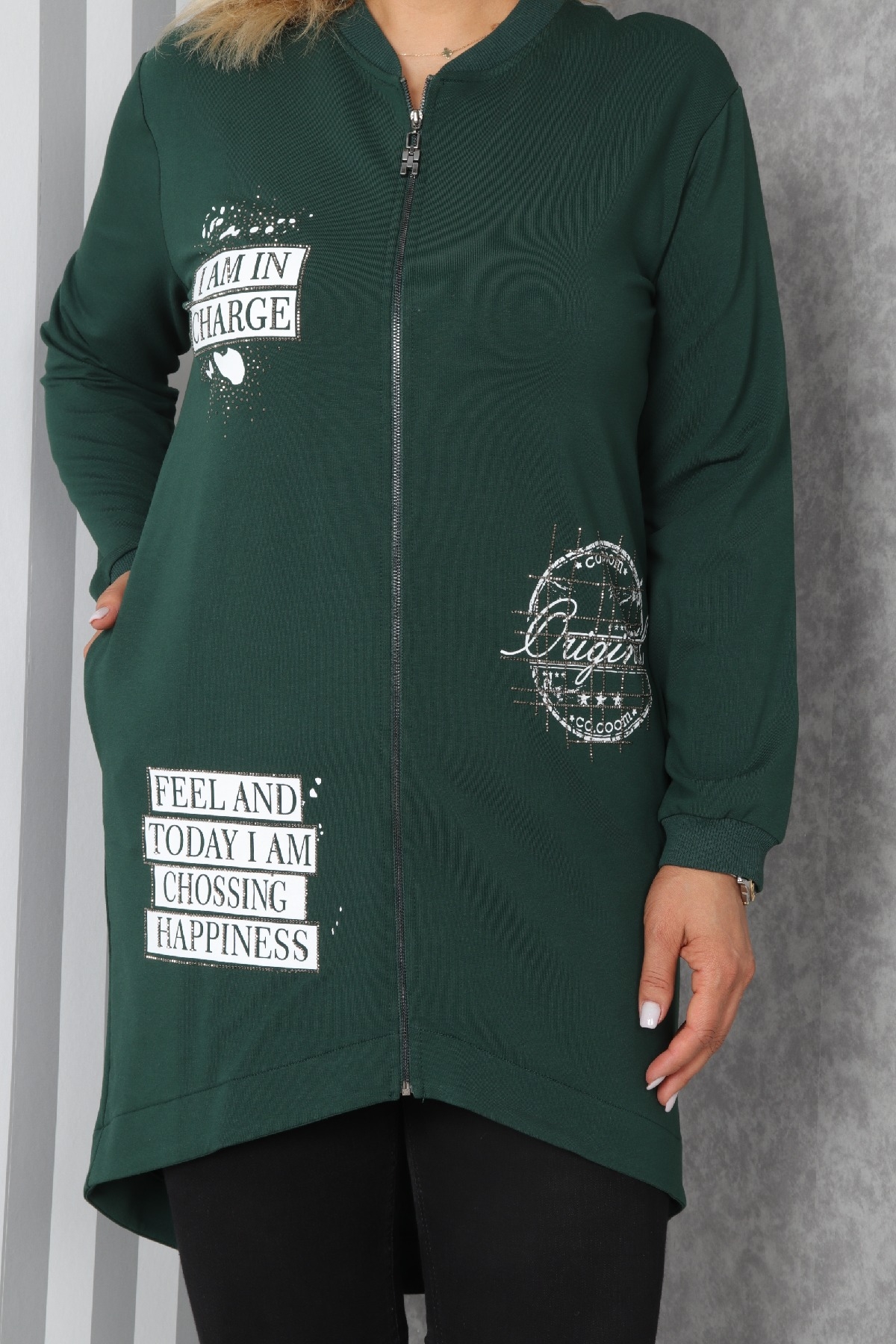 Casual Short Dresses-Green