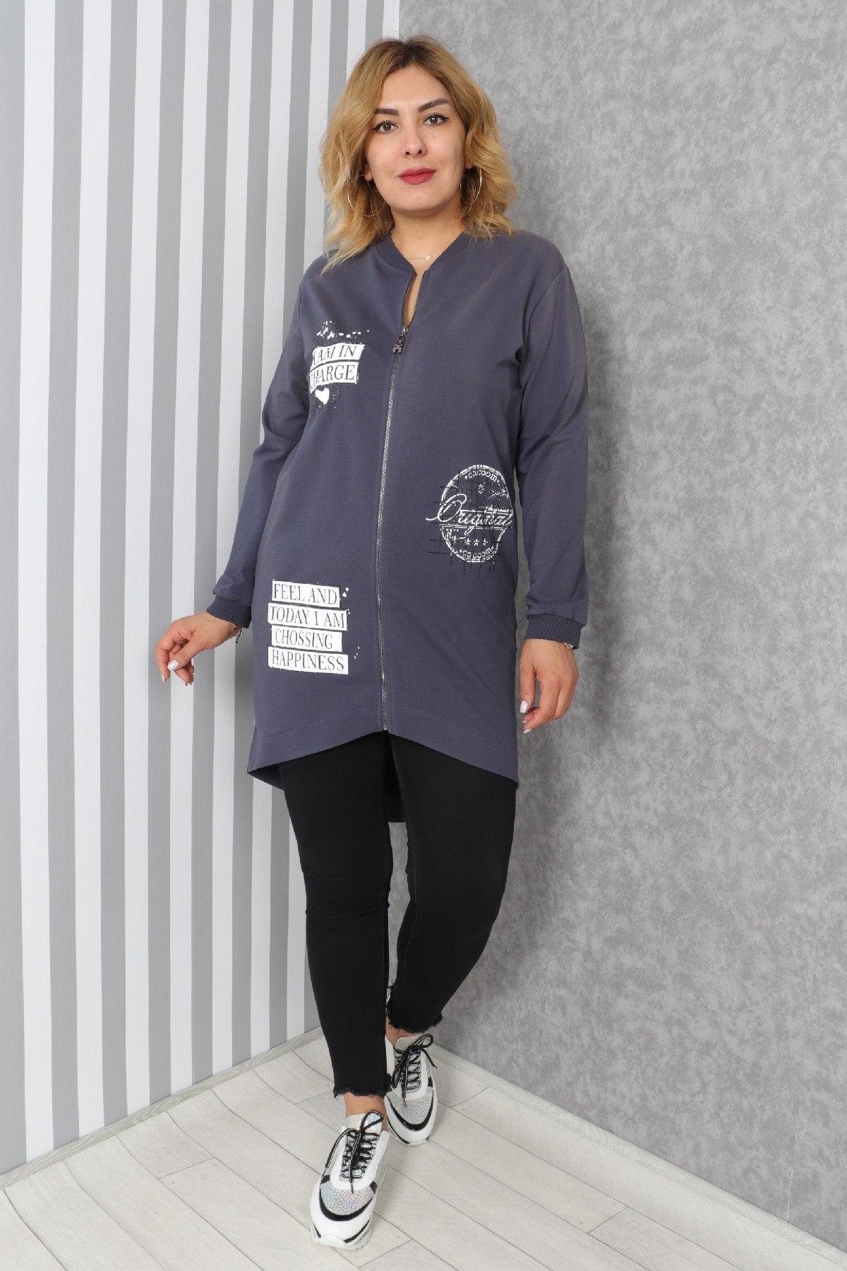 Casual Dresses-Grey
