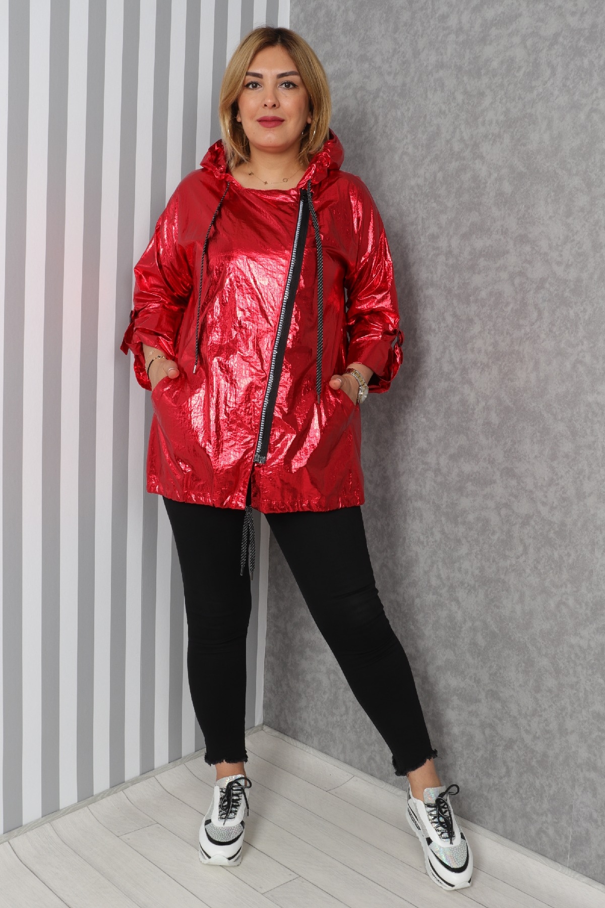Trench Coats-Red