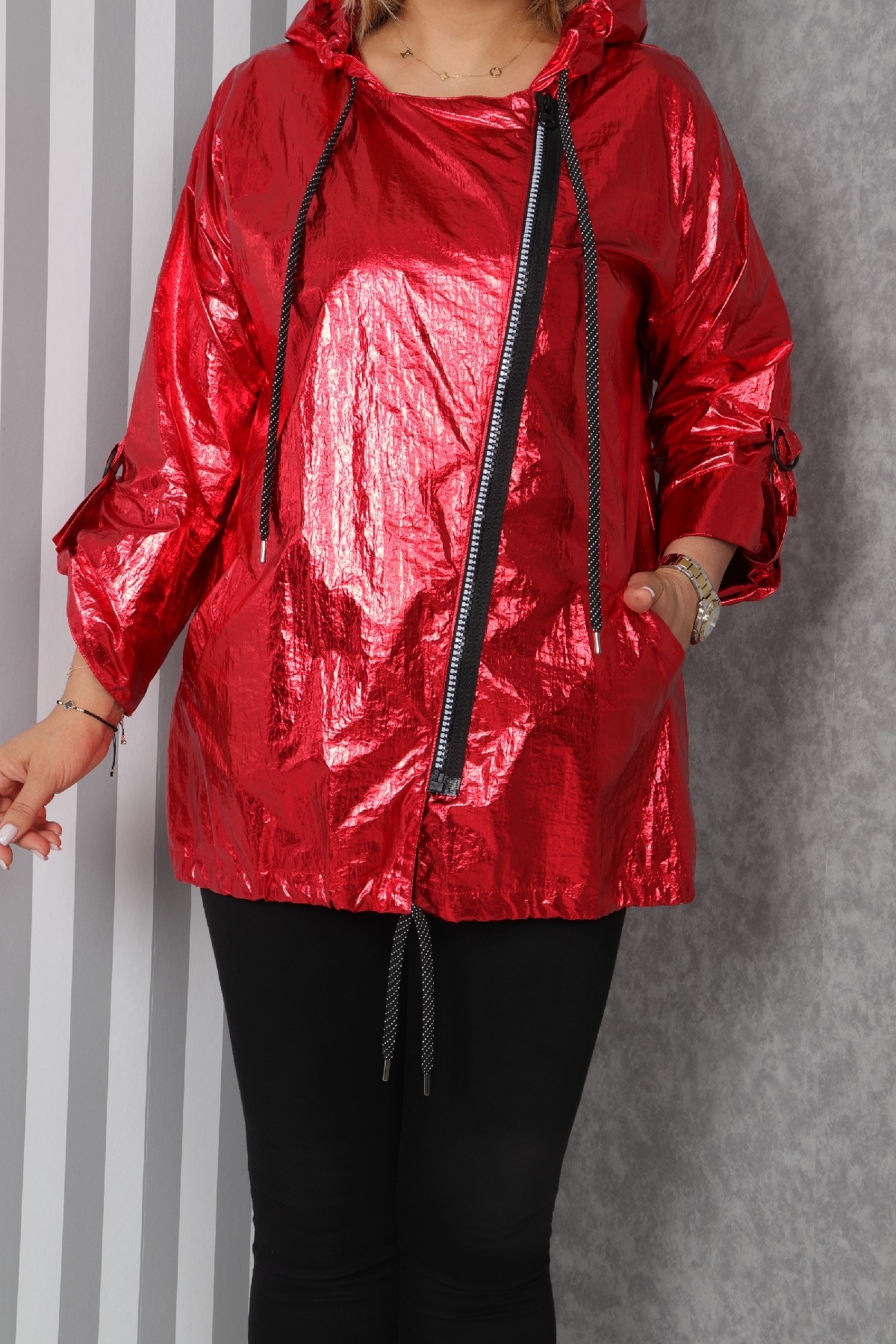 Trench Coats-Red