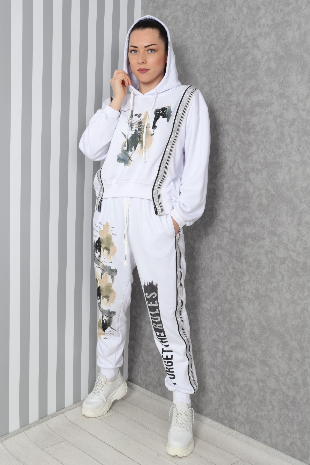 Two-Piece Suit-White