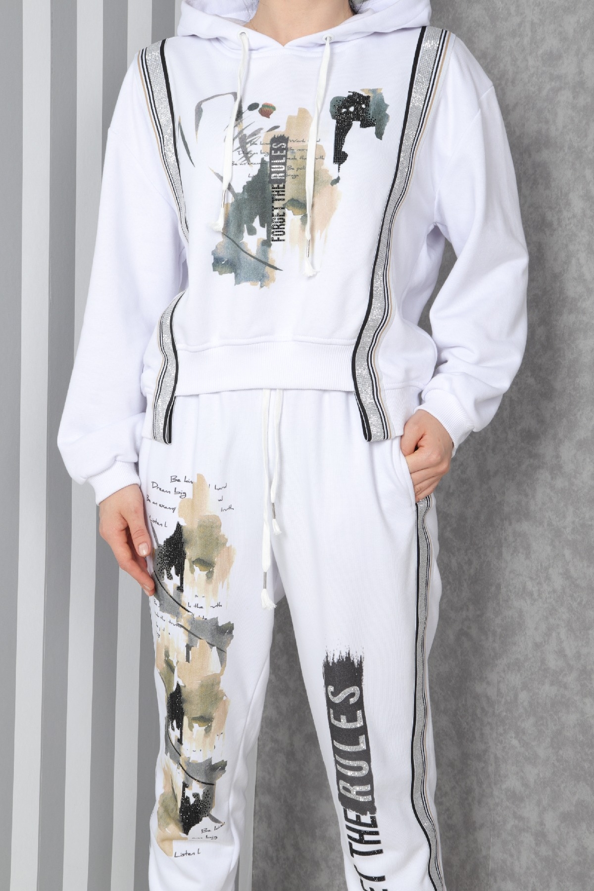 Two-Piece Suit-White