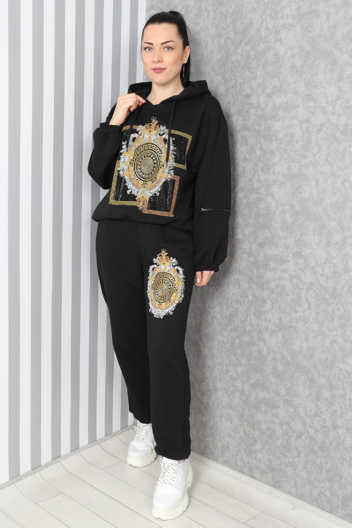Two-Piece Suit-Black