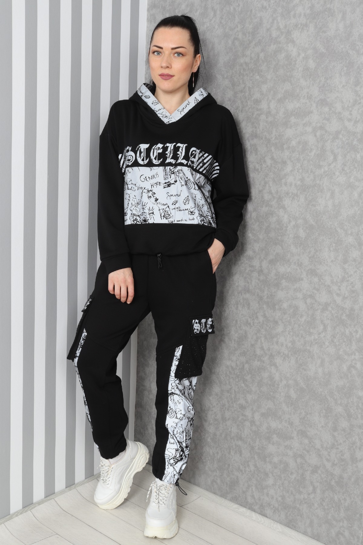 Two-Piece Suit-Black
